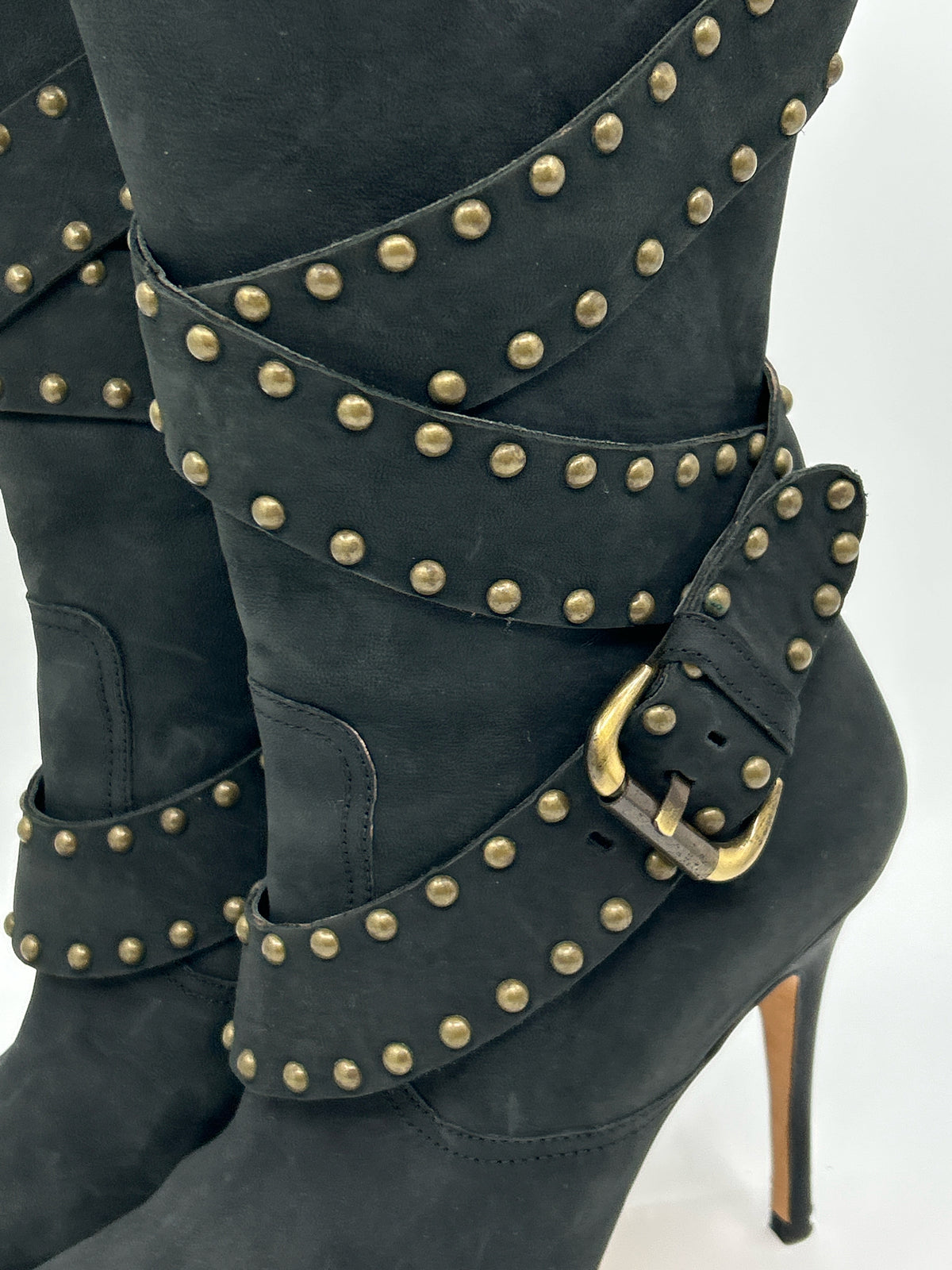 MANOLO BLAHNIK Size 40 Black Women Boots