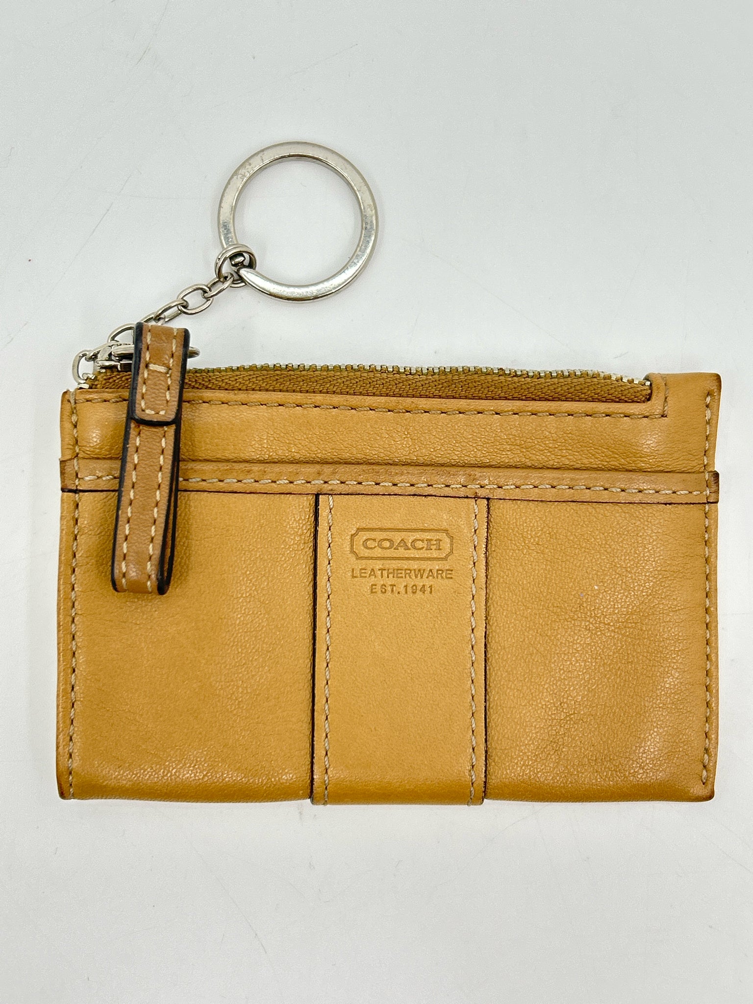 COACH Tan Key Chain