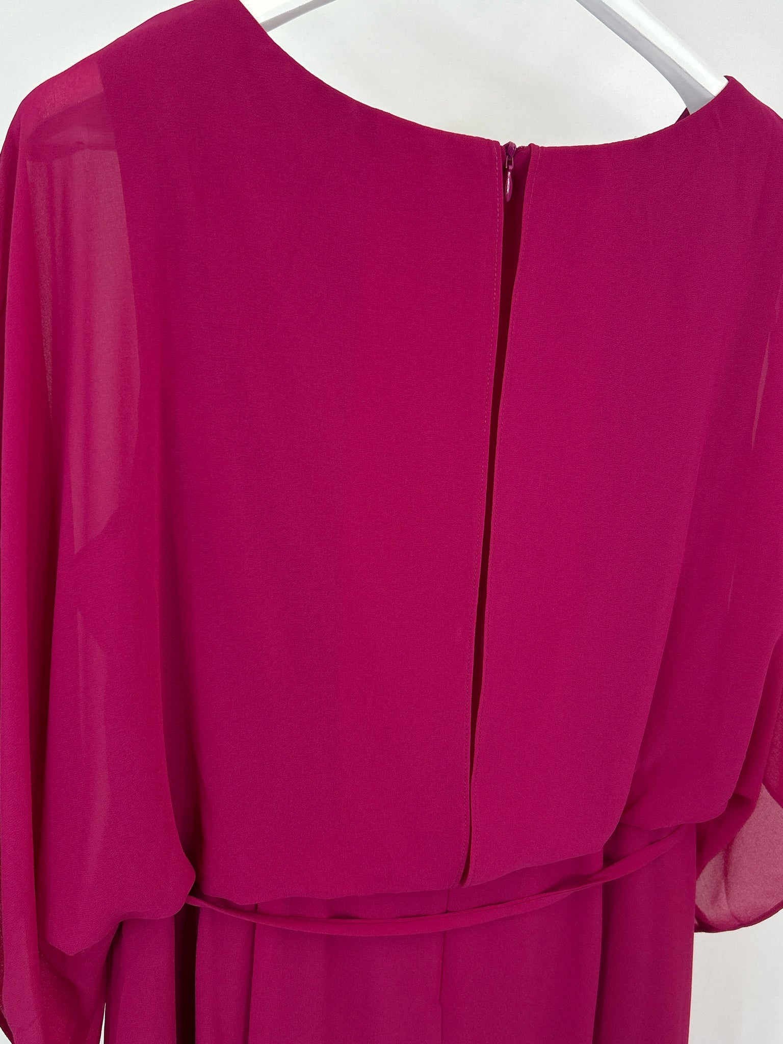 JESSICA HOWARD Size 16W Fuchsia Women Dress