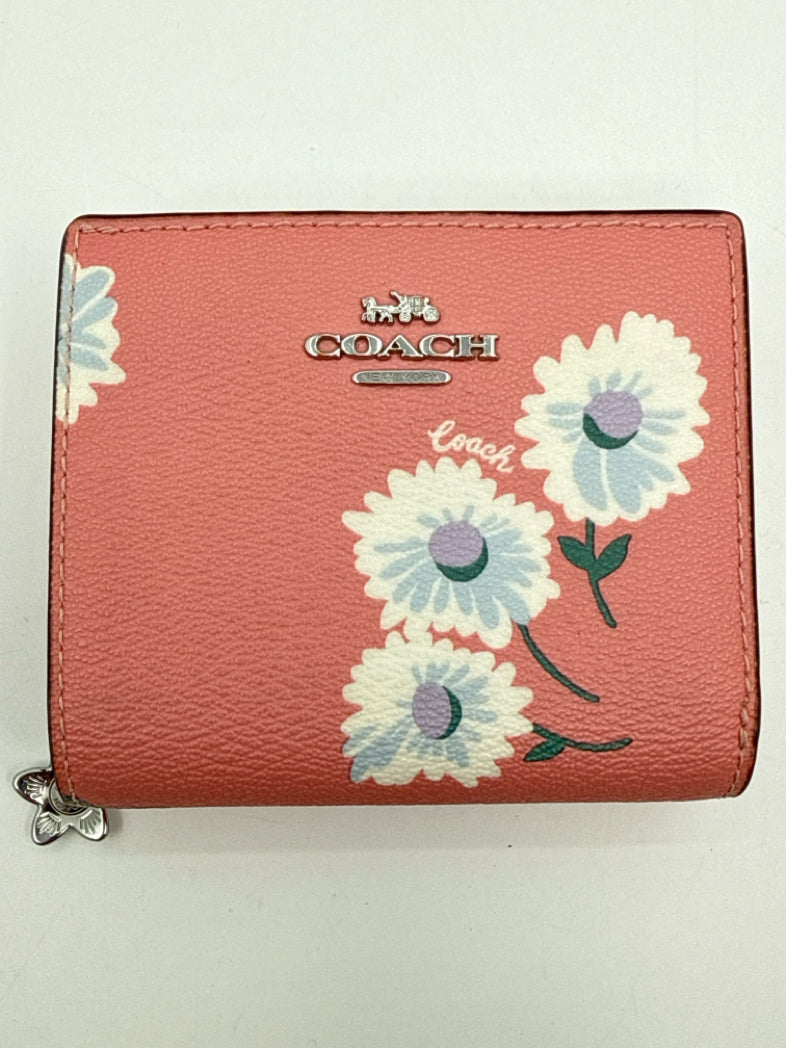 COACH Pink floral Wallet