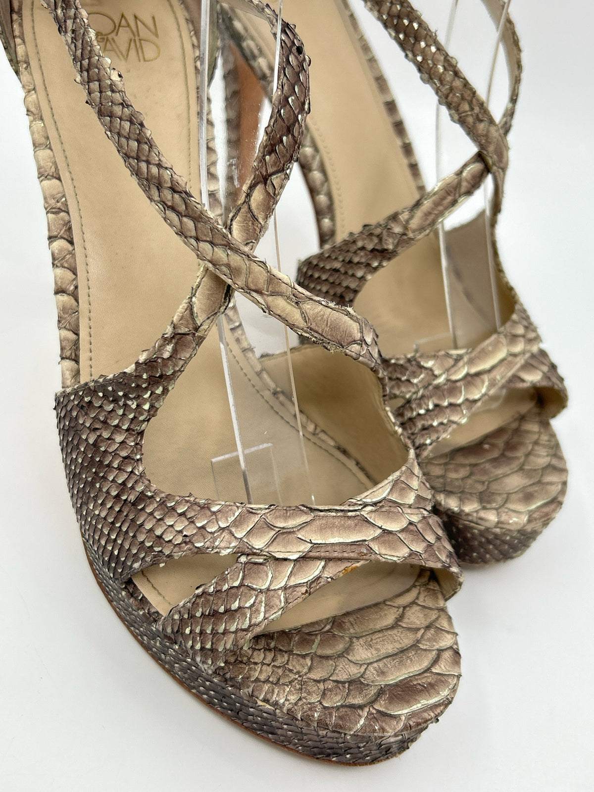 JOAN & DAVID Size 9.5M Animal Print Women Sandal