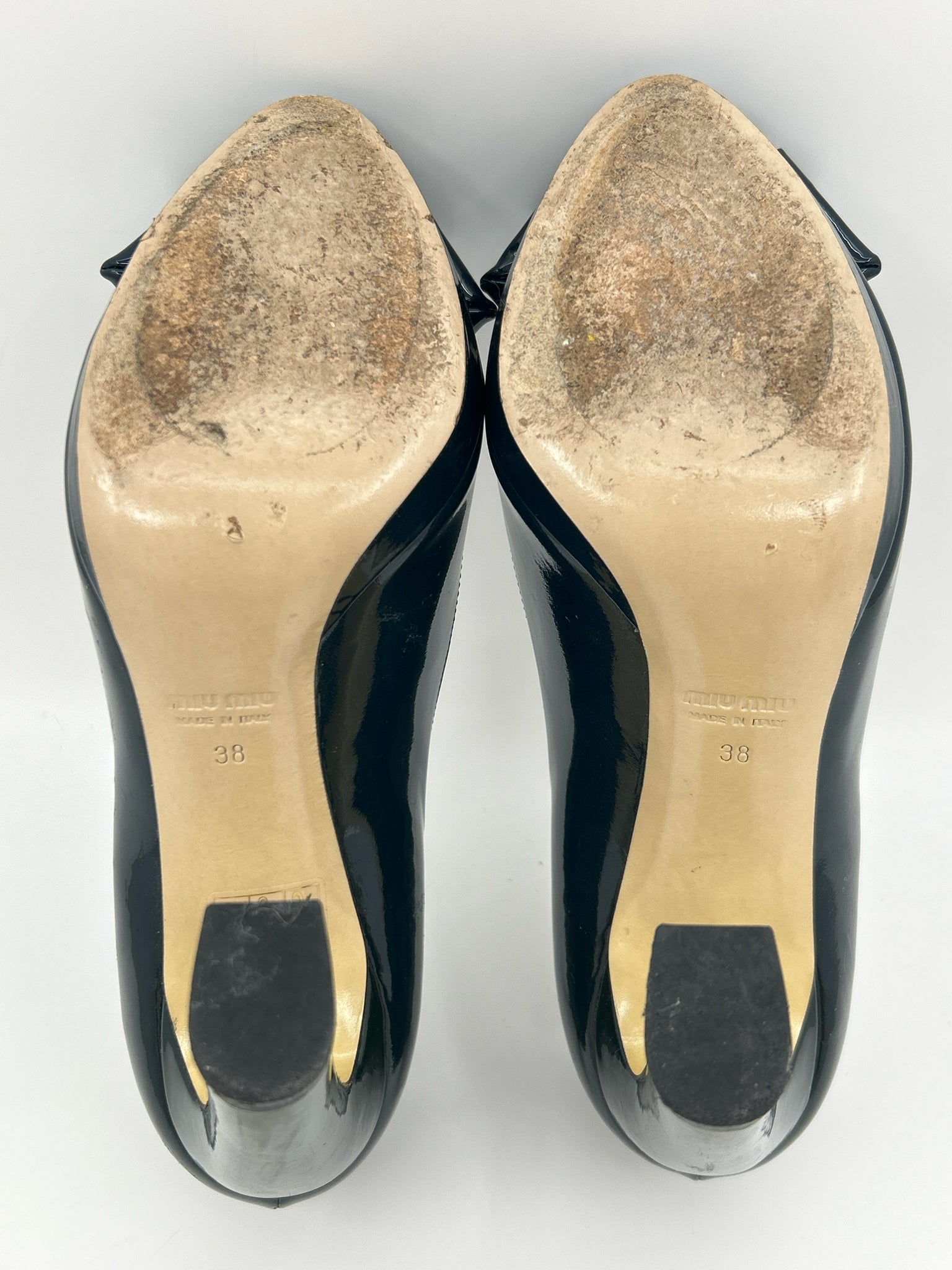 MIU MIU Size 38 Teal Women Pumps
