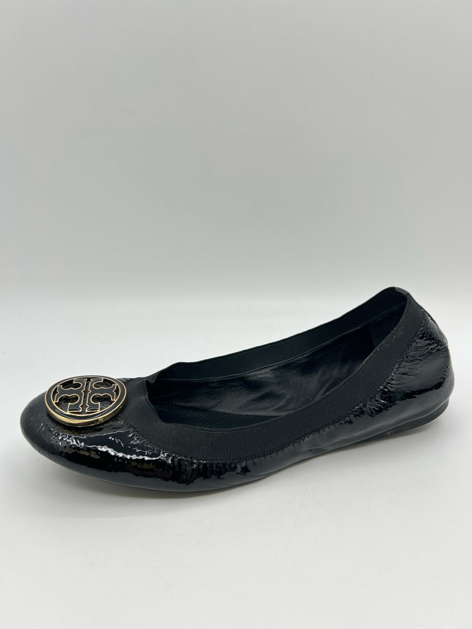 TORY BURCH Size 7M Black Women Flats