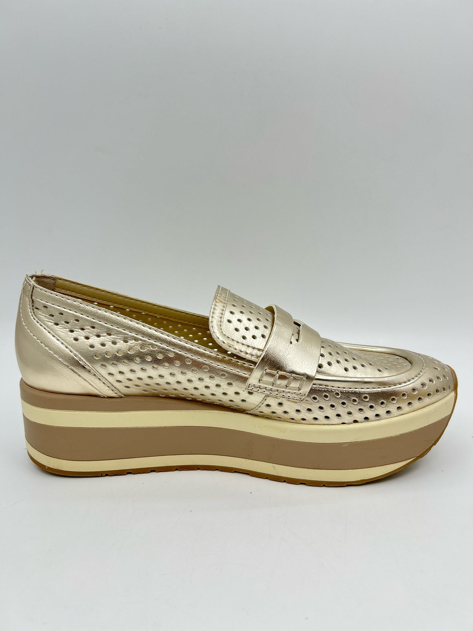 DOLCE VITA Size 8M gold metallic Women Loafer