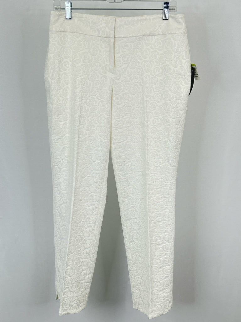 KASPER Size 4 White Women's Pants