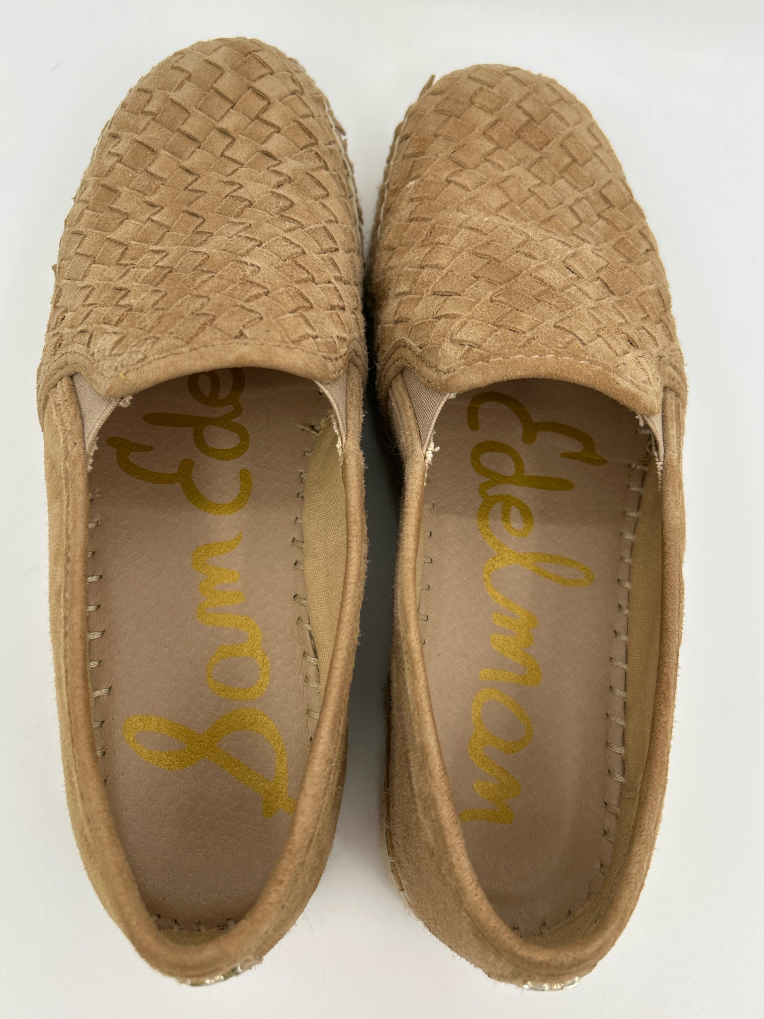 SAM EDELMAN Size 7.5M Beige Women Flats