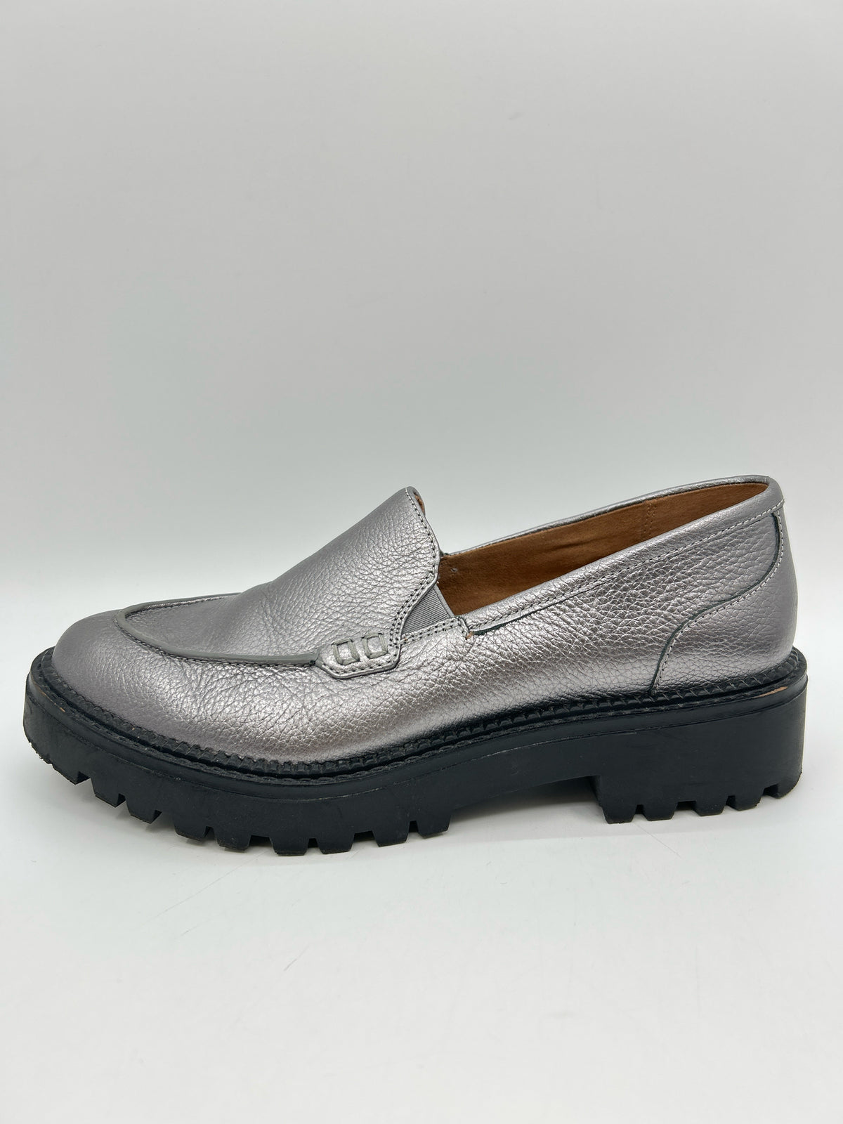 CASLON Size 8M Silver Metallic Women Loafer