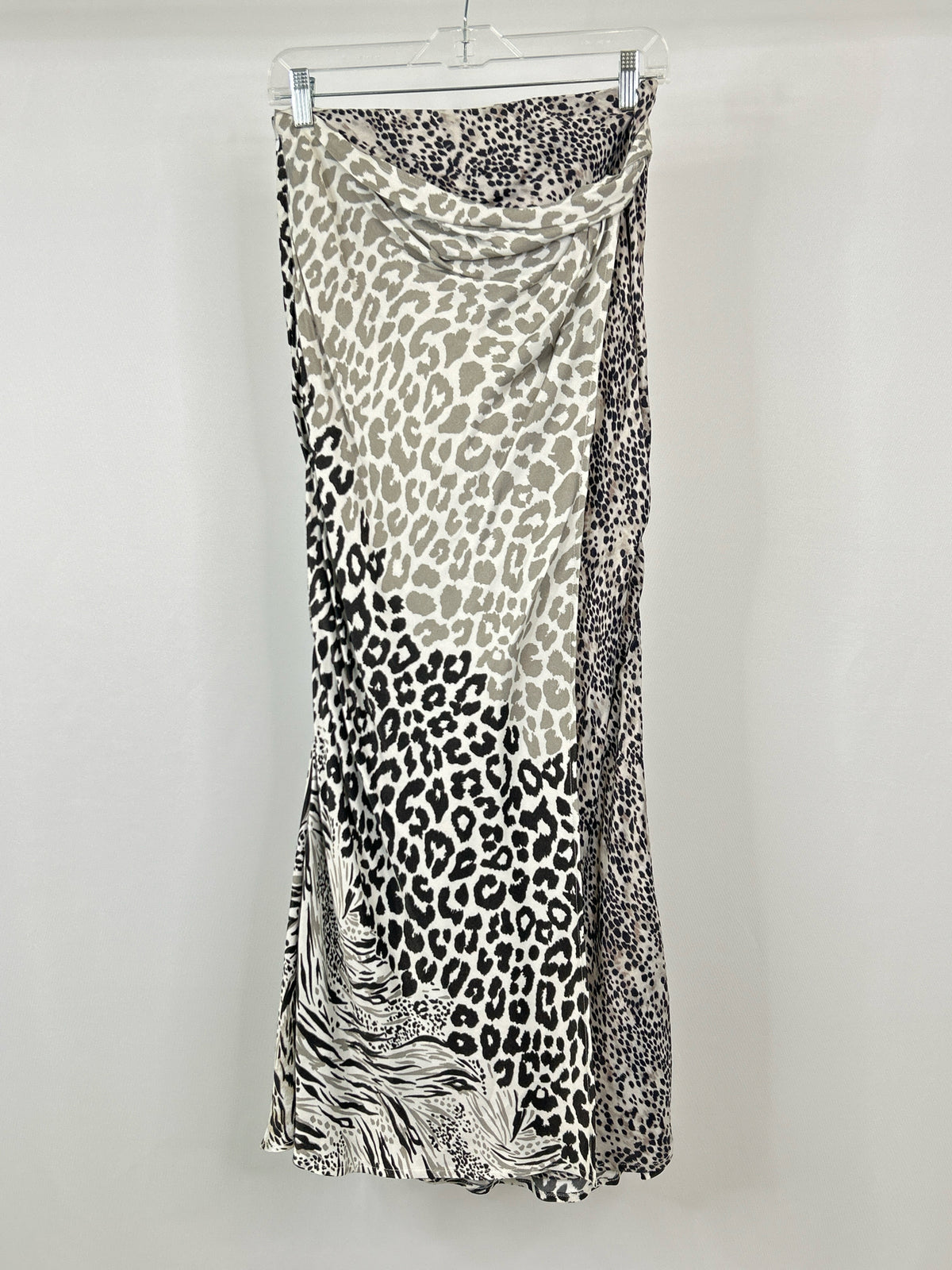 CONDITIONS APPLY Size M Gray and Beige Women Skirt