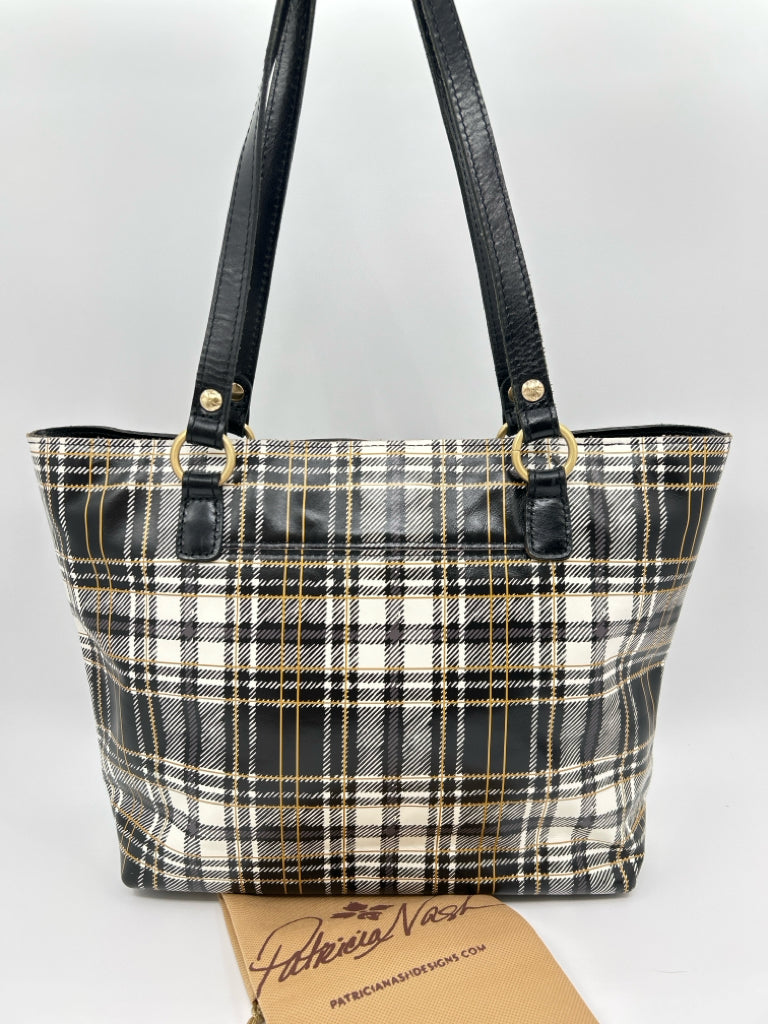 PATRICIA NASH Black & White Women's Tote