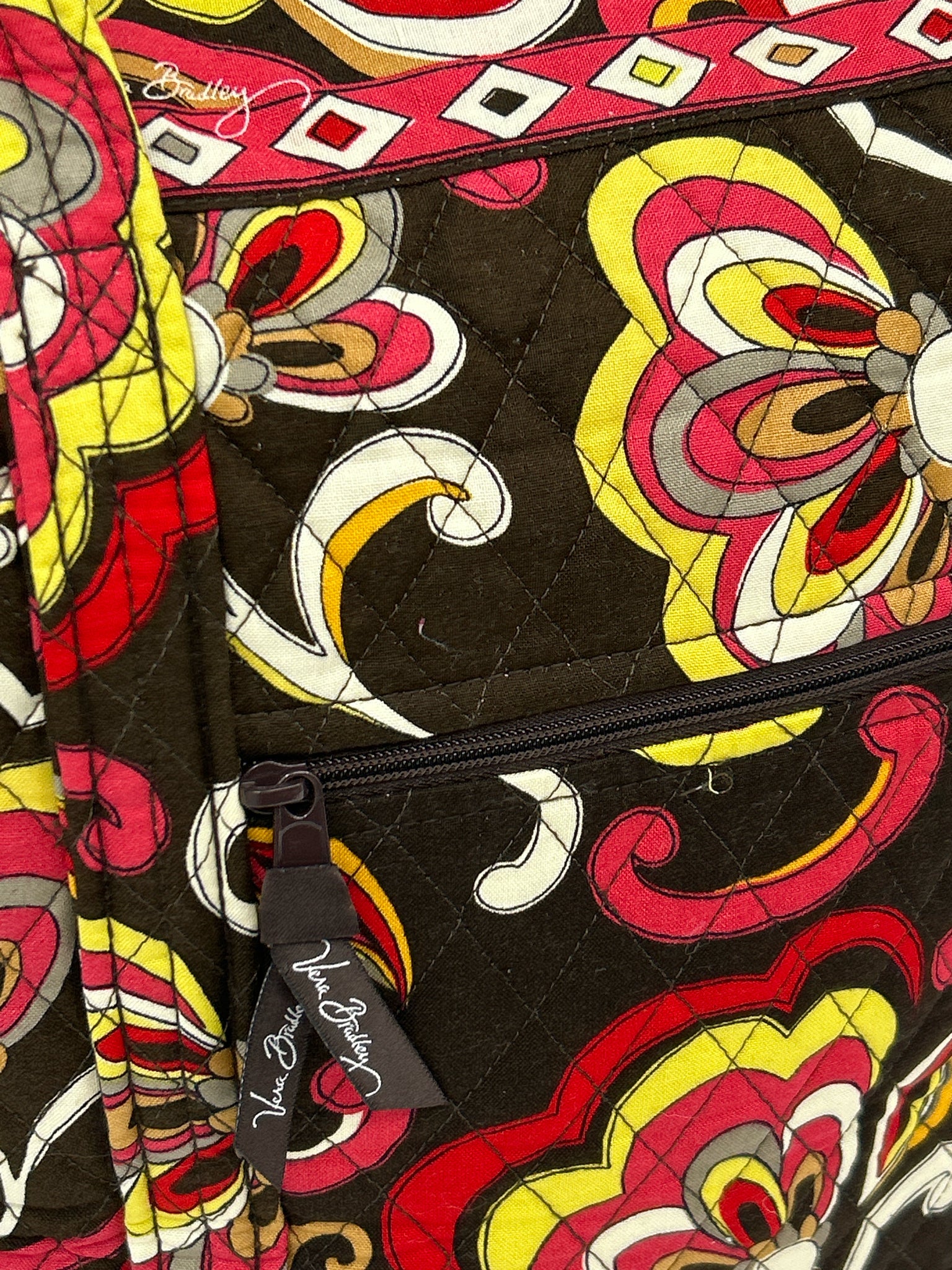 VERA BRADLEY BROWN AND PINK Women Tote