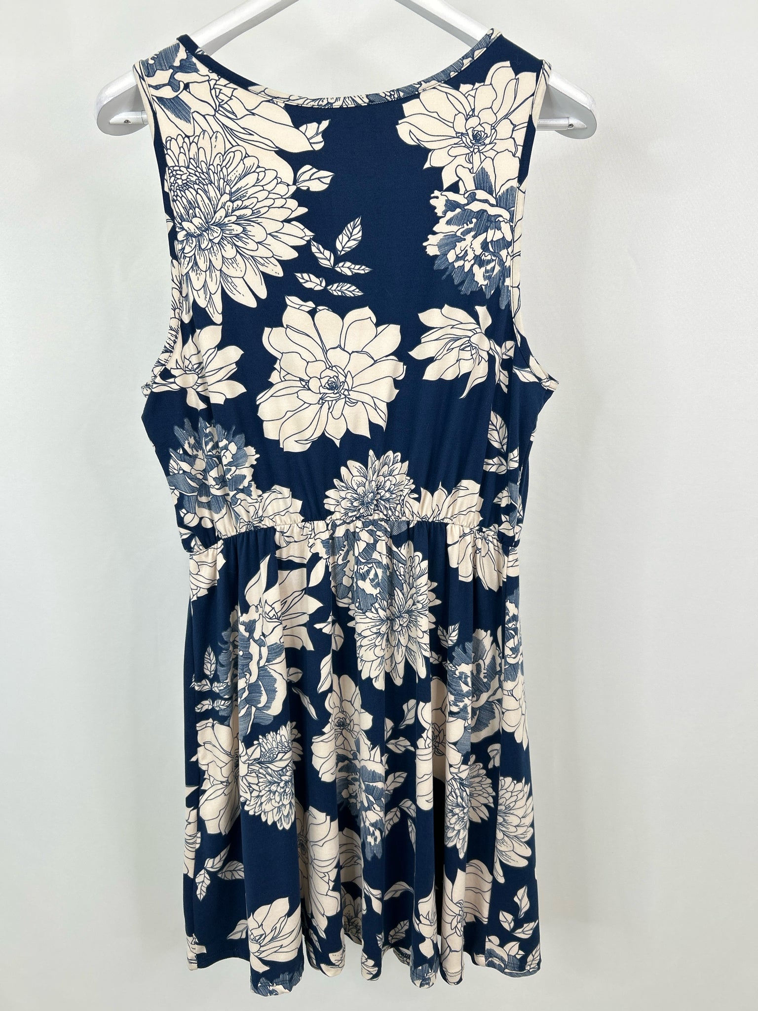 FRENCH GREY Size L Navy Women Dress
