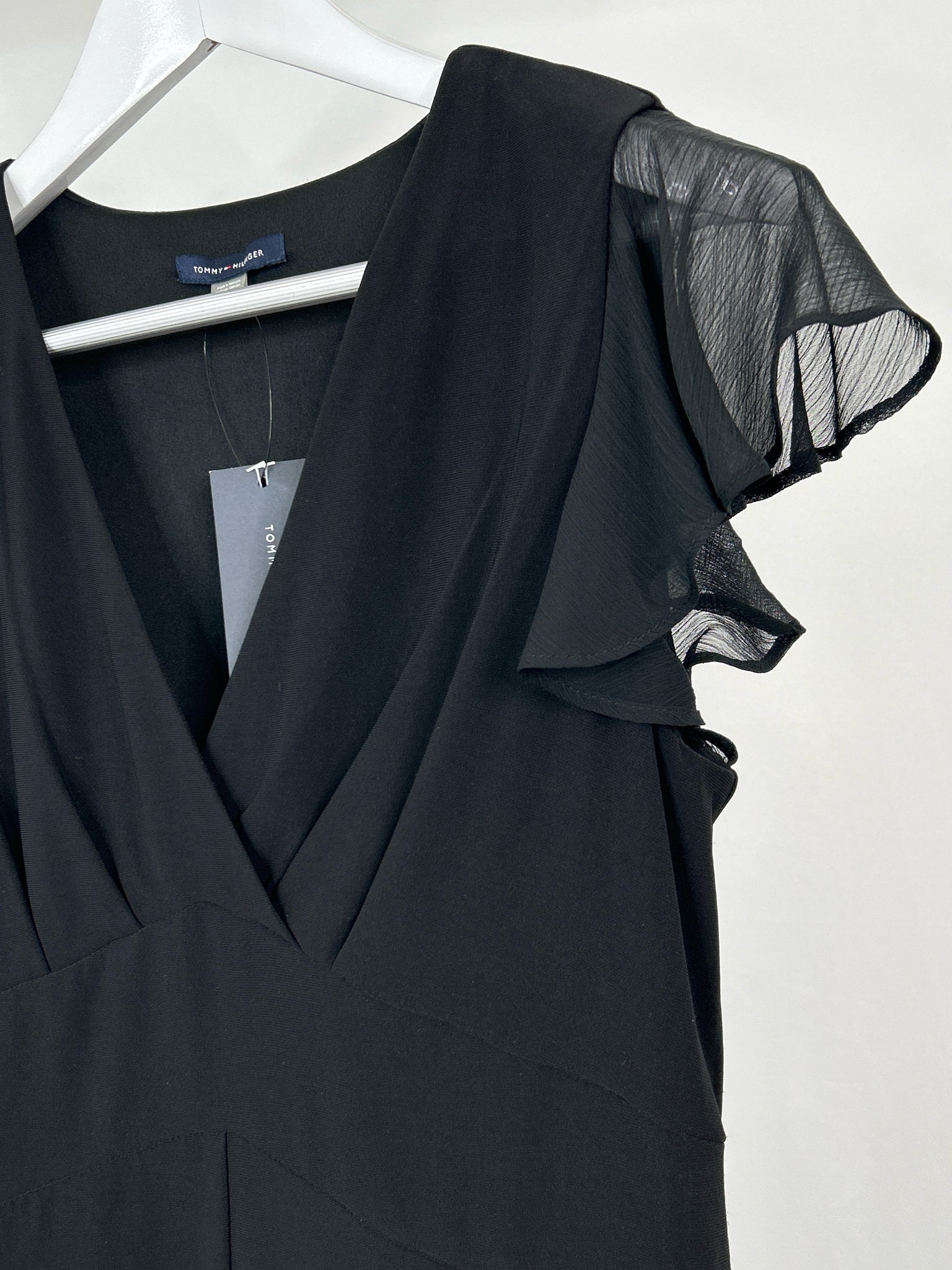 TOMMY HILFIGER NWT Size 10 Black Women Dress