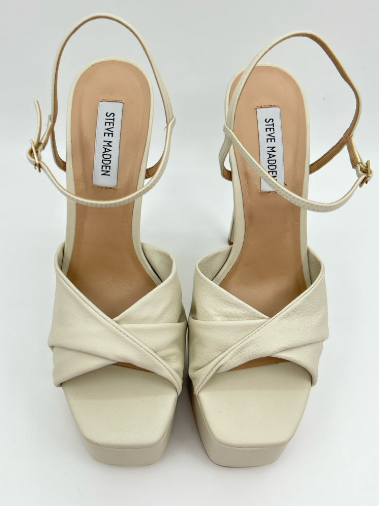 STEVE MADDEN Size 10M BONE Women's Sandal