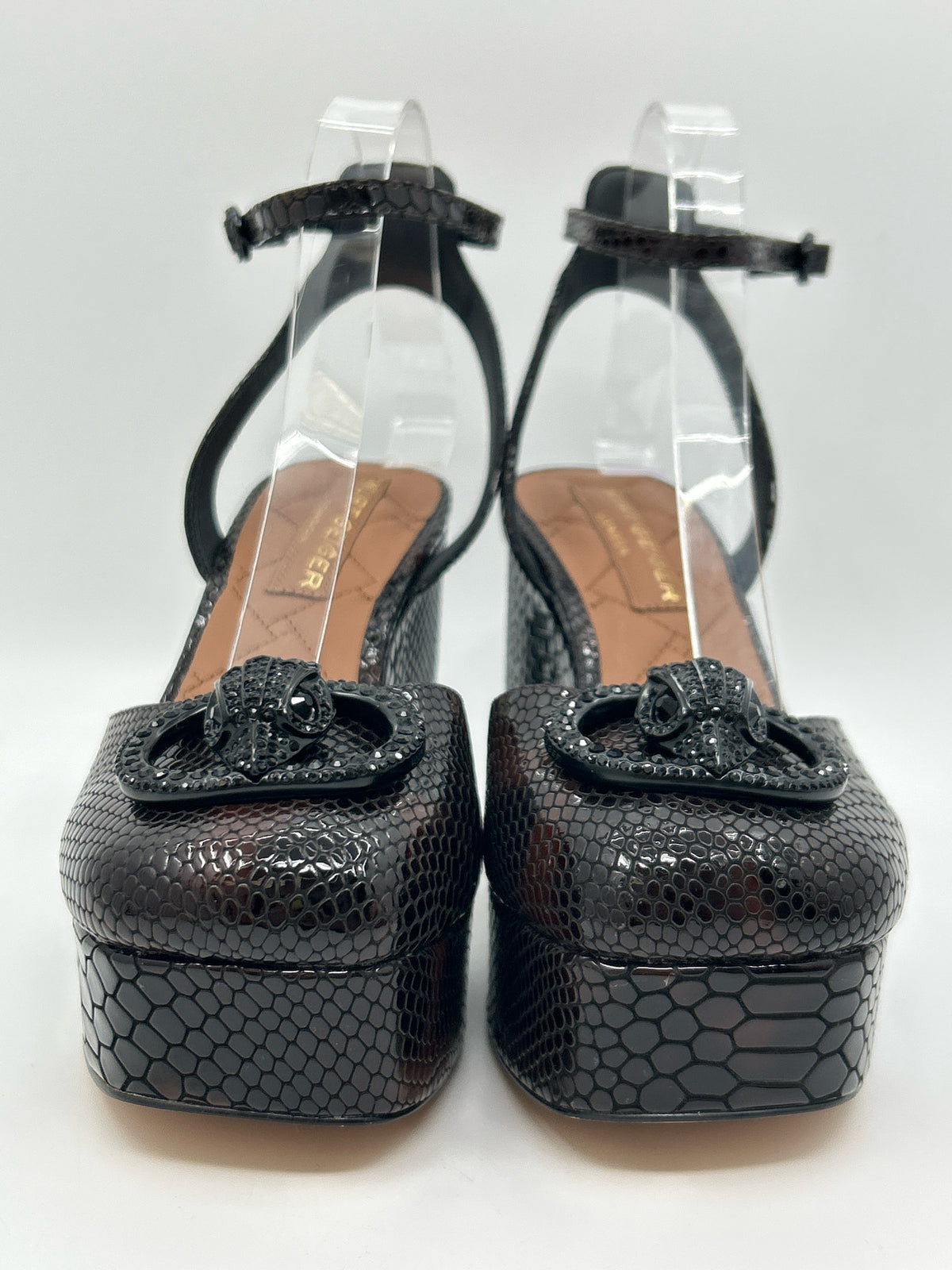 KURT GEIGER Size 41 Brown and Black Women Pumps