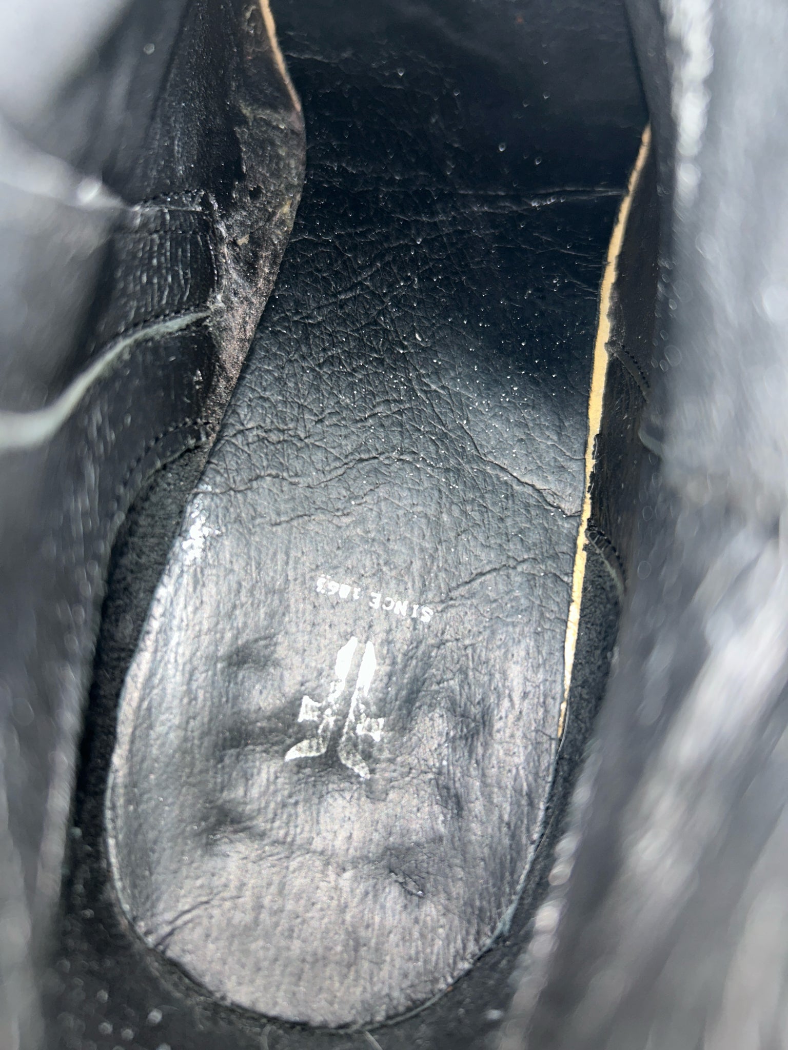 FRYE Size 8.5B Black Metallic Women Booties