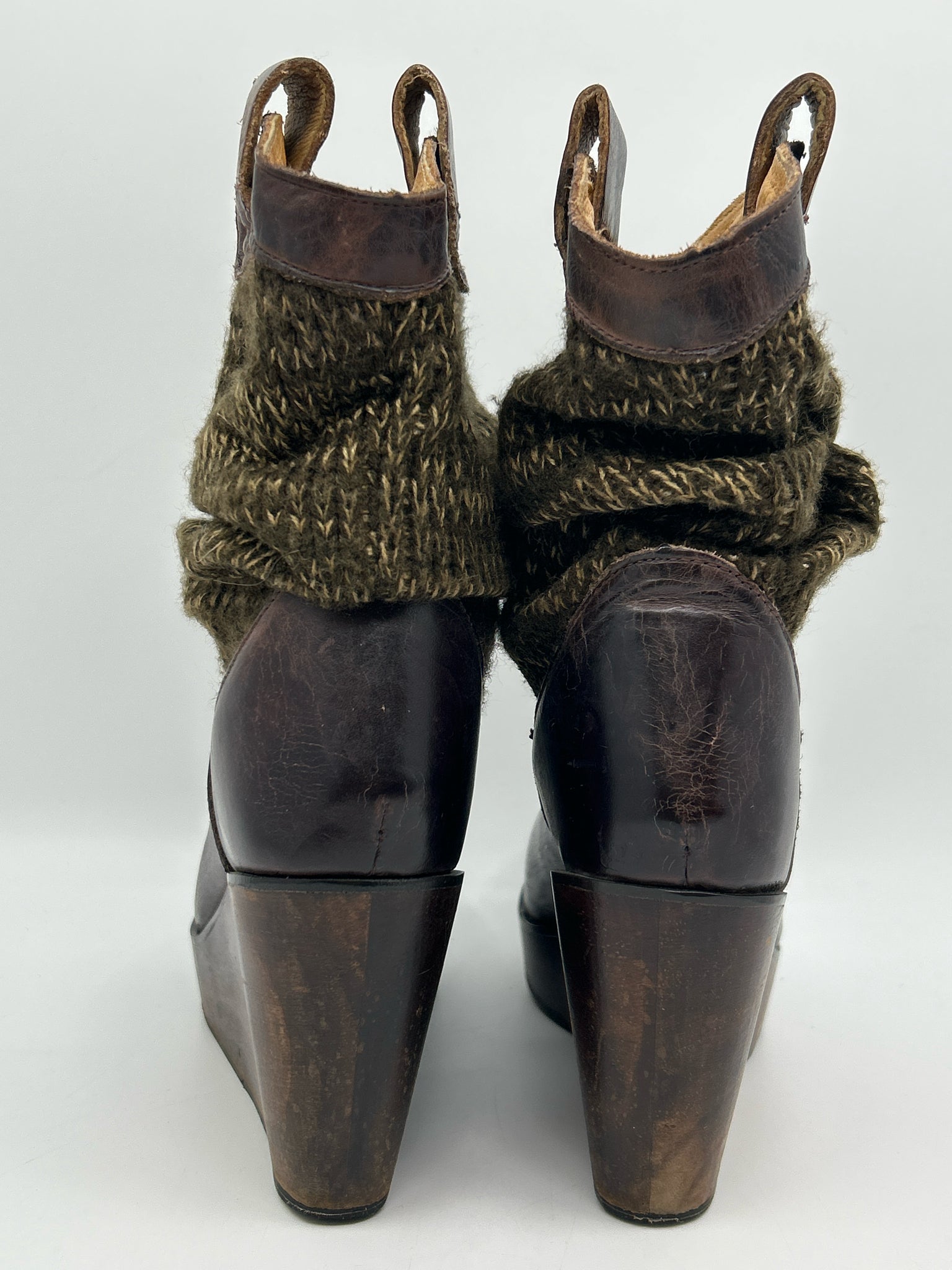 BED STU Size 8 DARK BROWN Women Boots