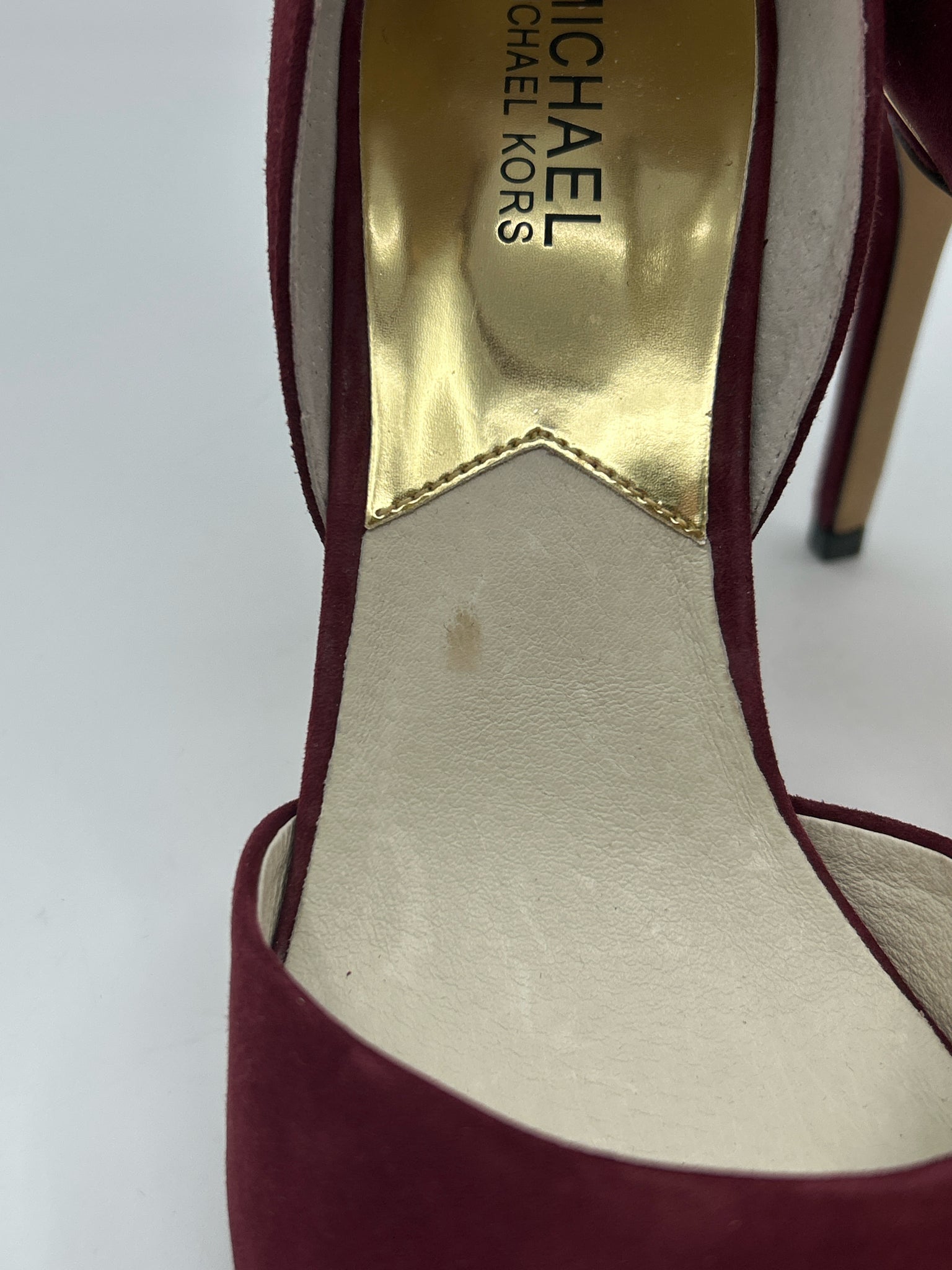 MICHAEL MICHAEL KORS Size 8.5M Merlot Women Pumps