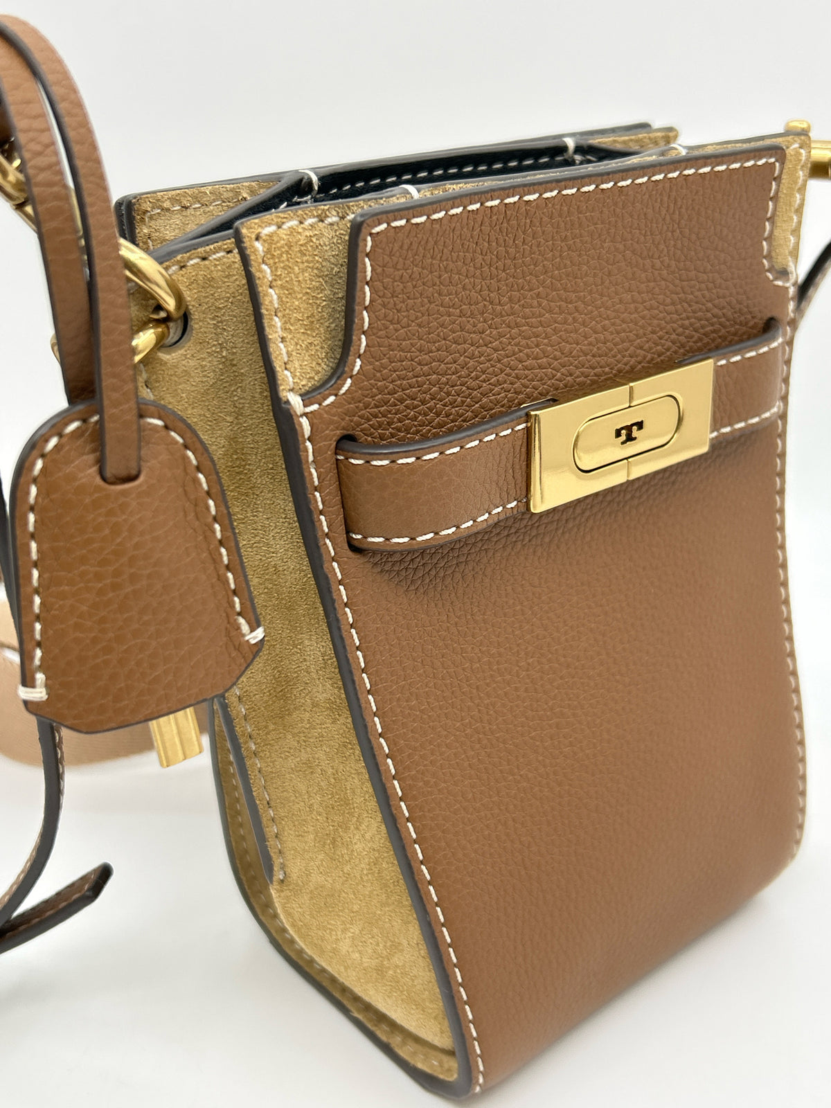 TORY BURCH TAN AND BROWN Women Purse
