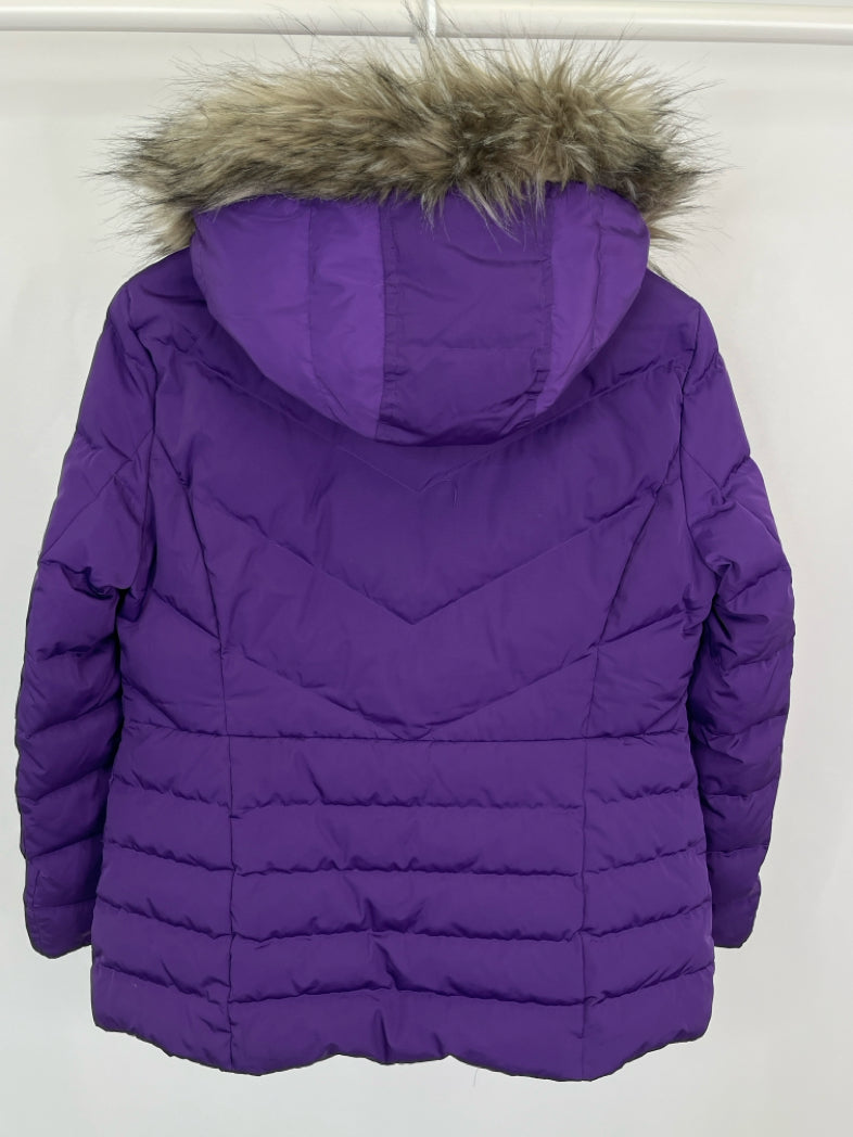 TALBOTS Women Size L Purple Coat