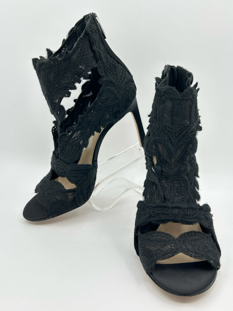 Imagine Vince Camuto Size 11M Black Lace Women's Sandal