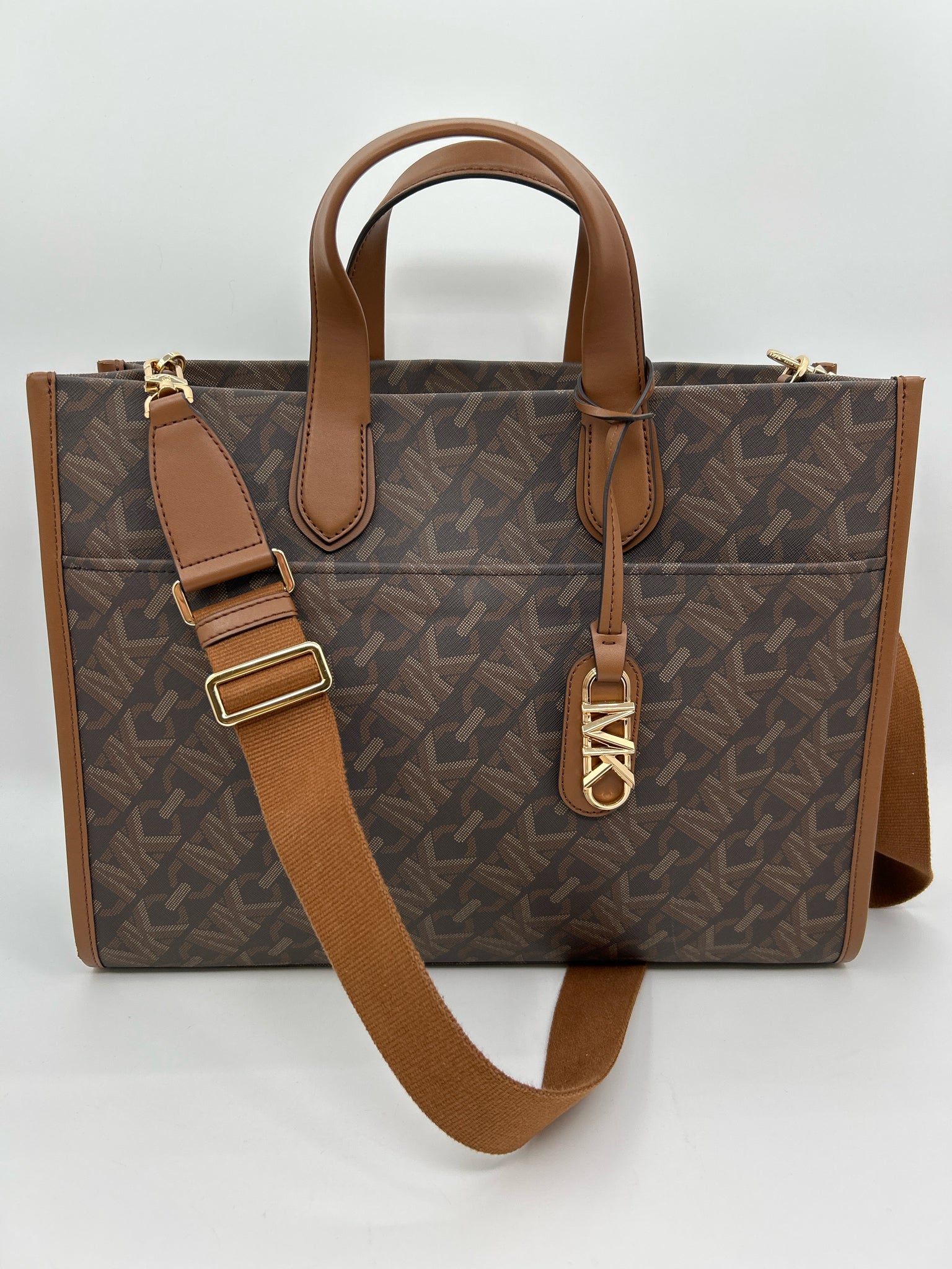 MICHAEL KORS NWT Brown Print Women Tote