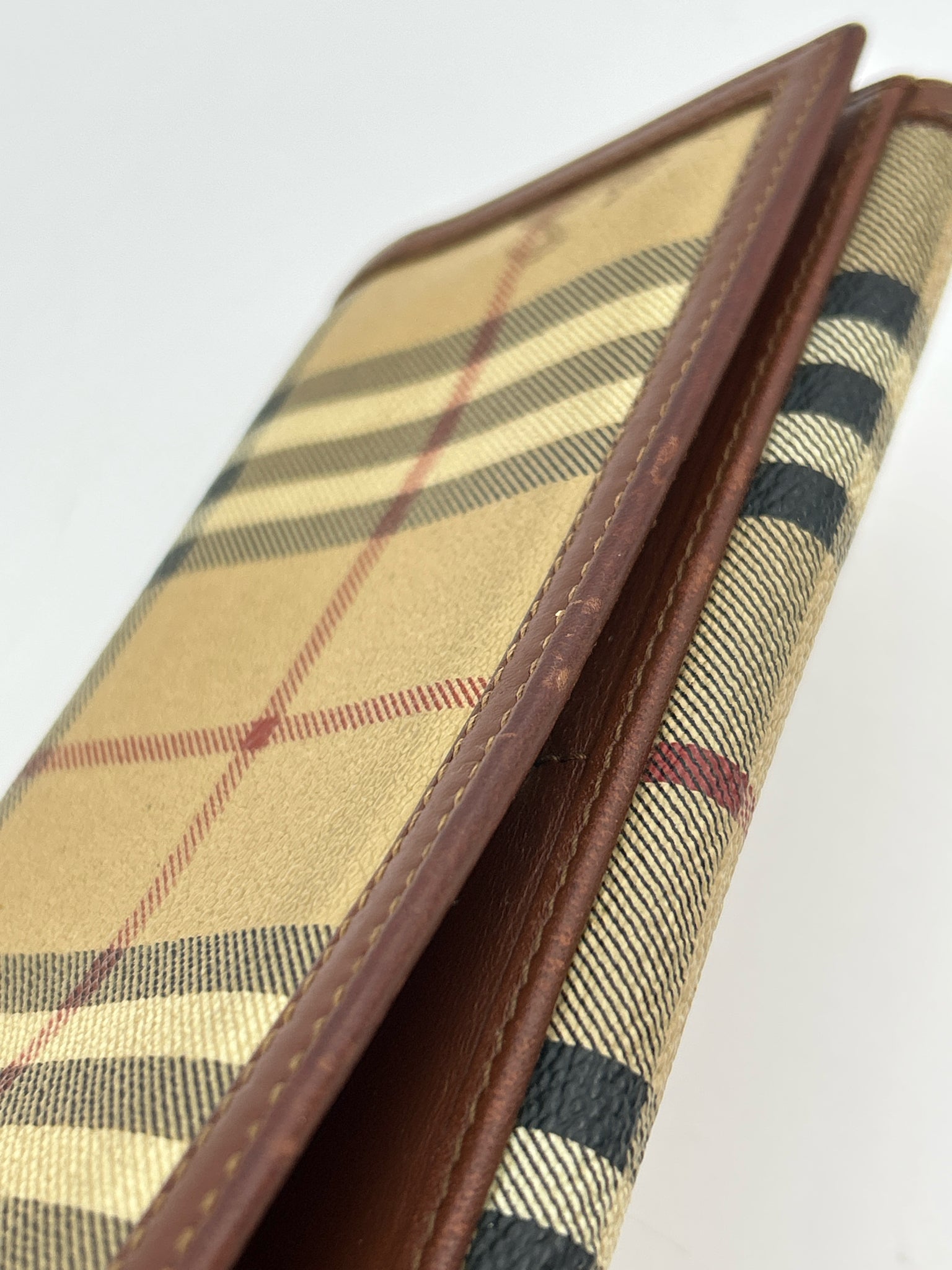 BURBERRY Tan Plaid Women Wallet