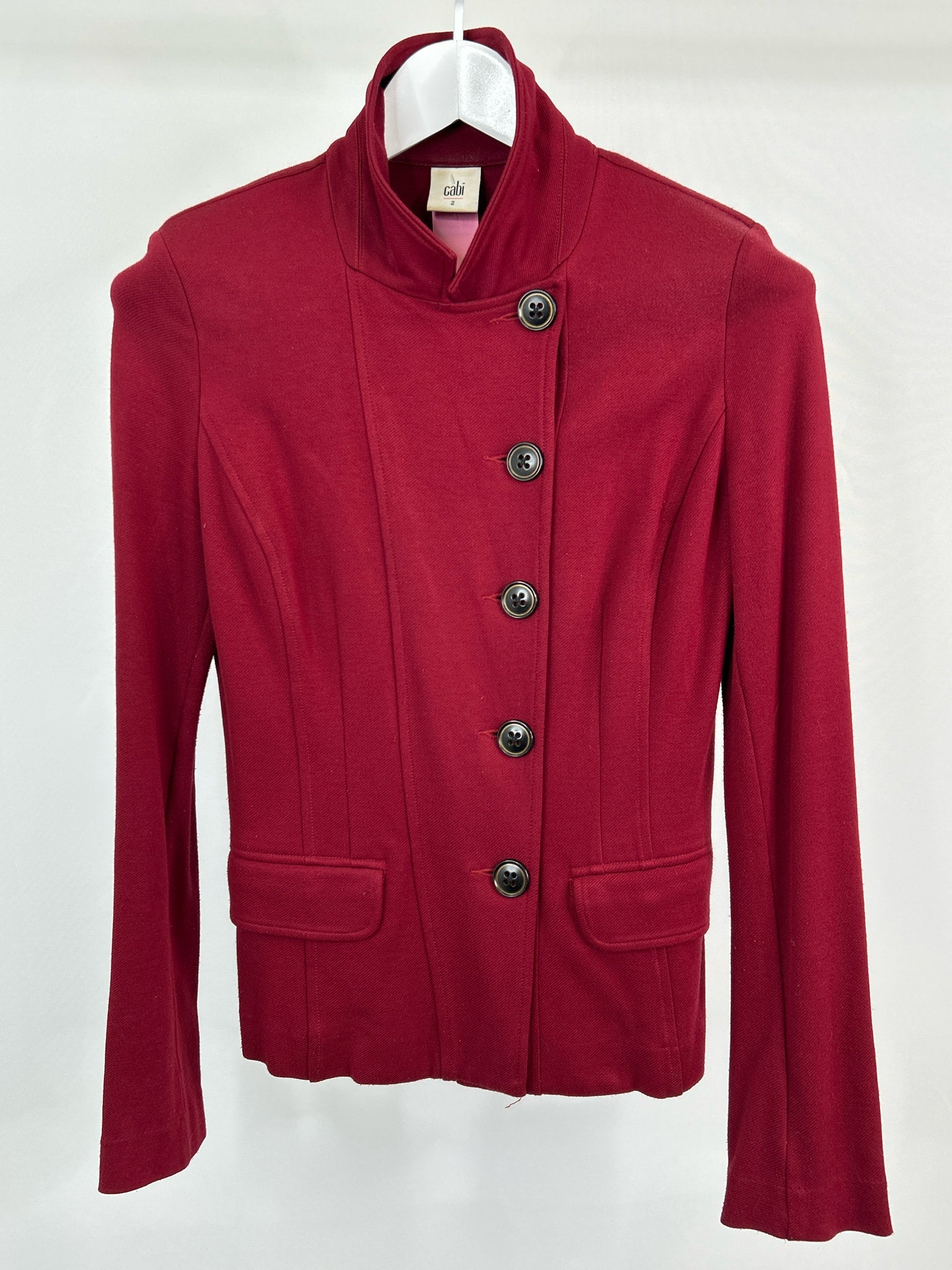 CABI Size 2 Red Women Jacket
