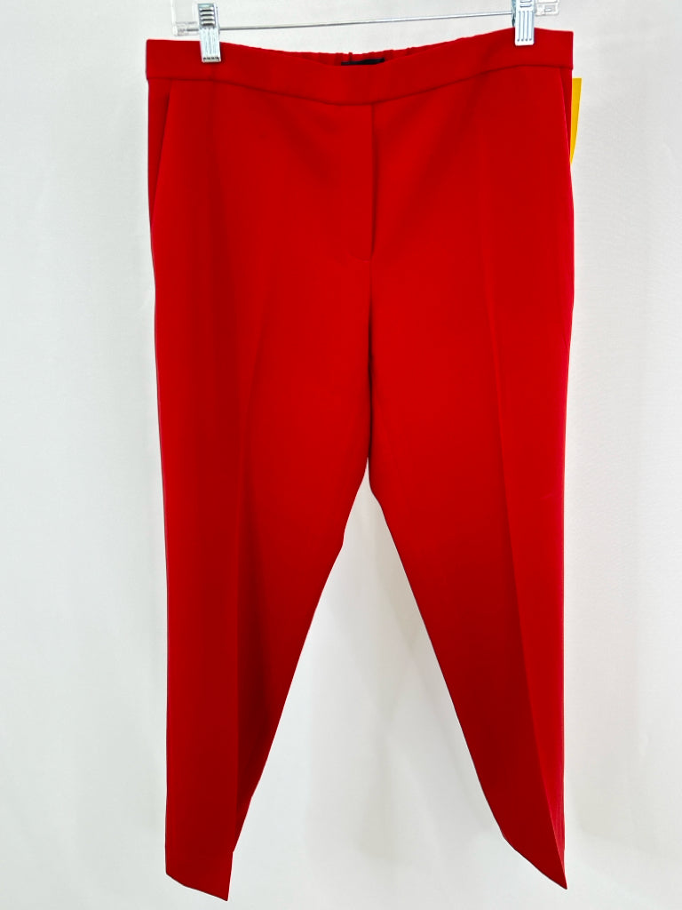 THEORY Women Size 10 Red Pants