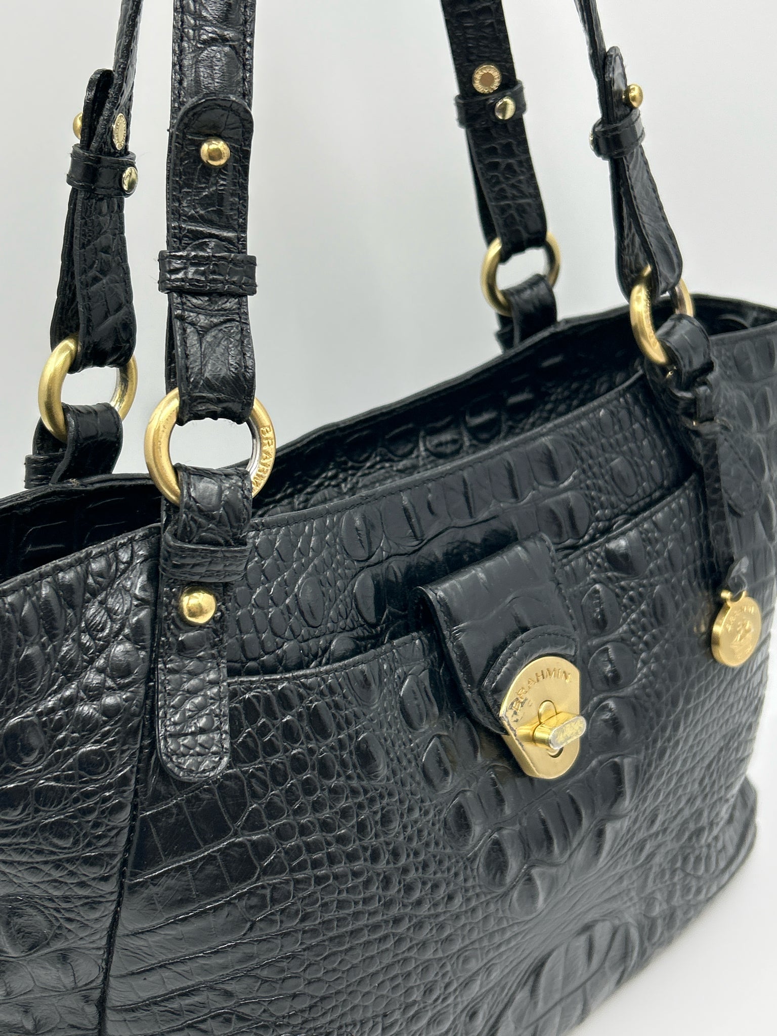BRAHMIN Black Women Tote