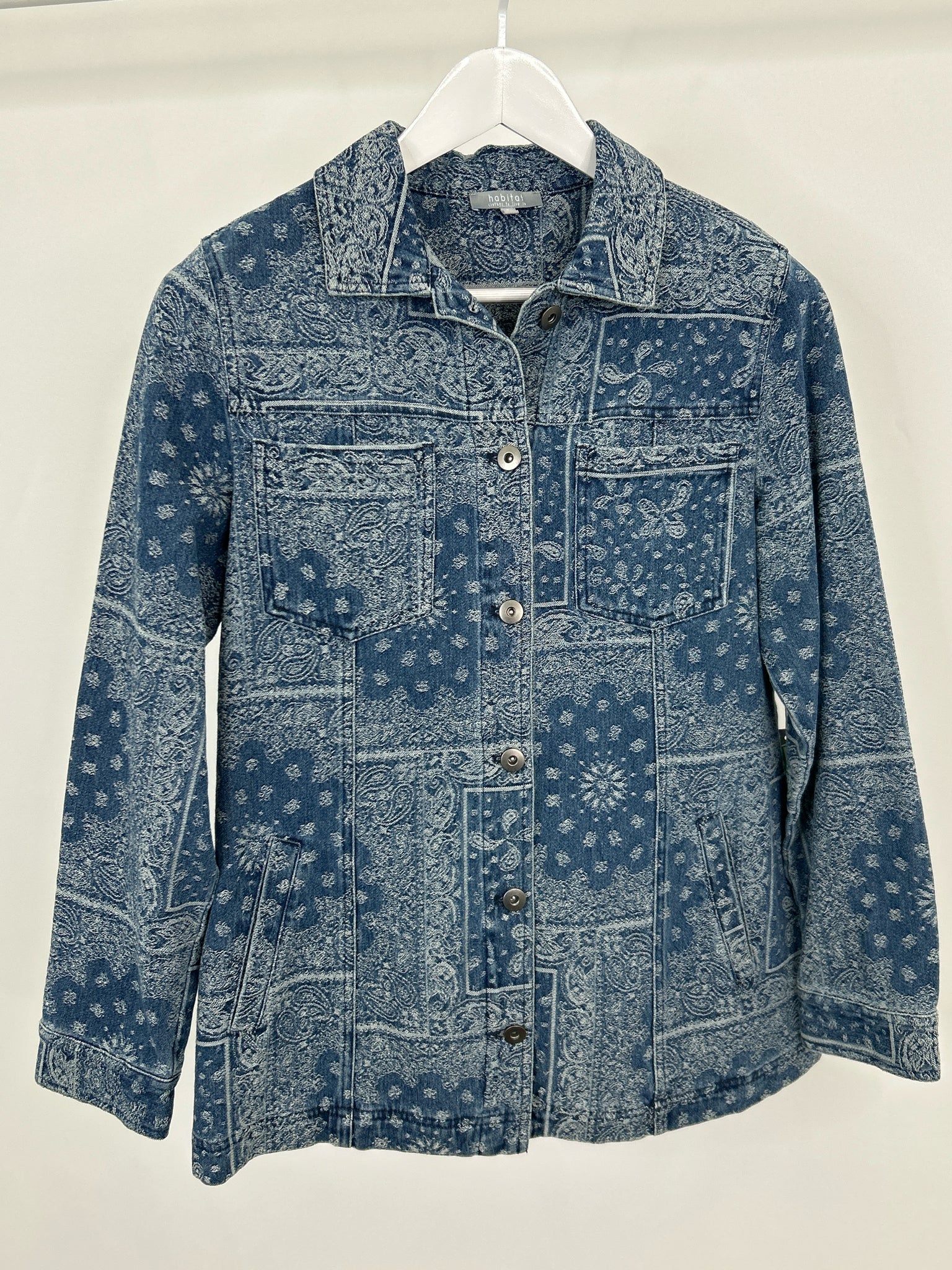 HABITAT Size S BLUE DENIM Women Jacket