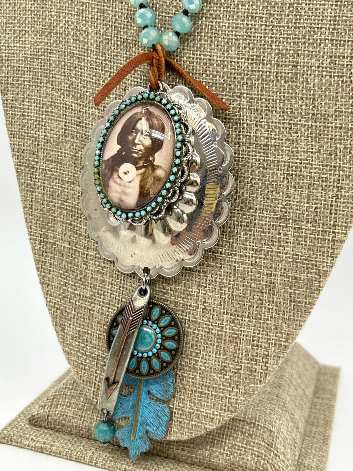 GYPSY SOUTH Turquoise & Silver Necklace