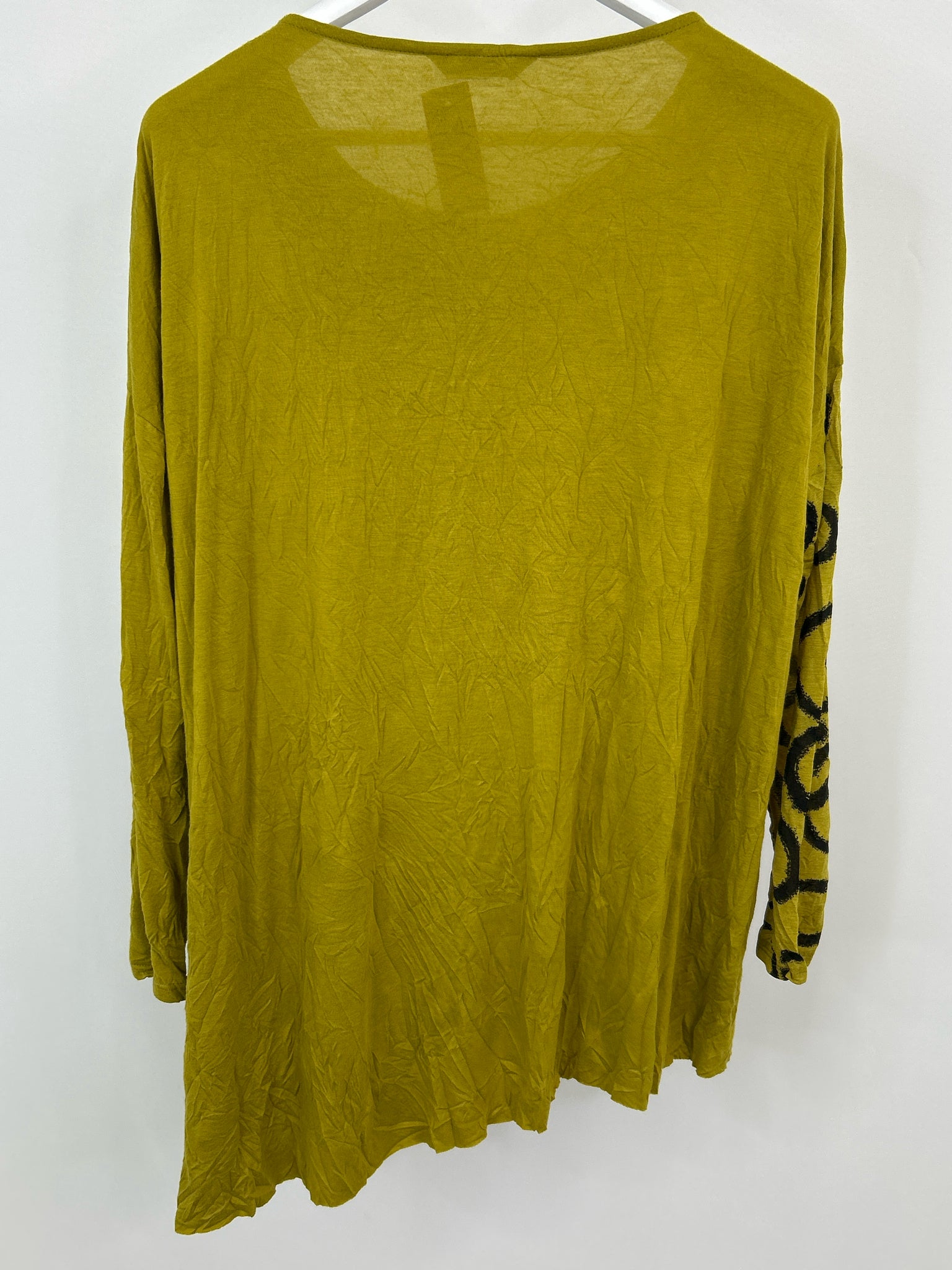 CHALET ET CECI Size M Chartreuse Women Tunic
