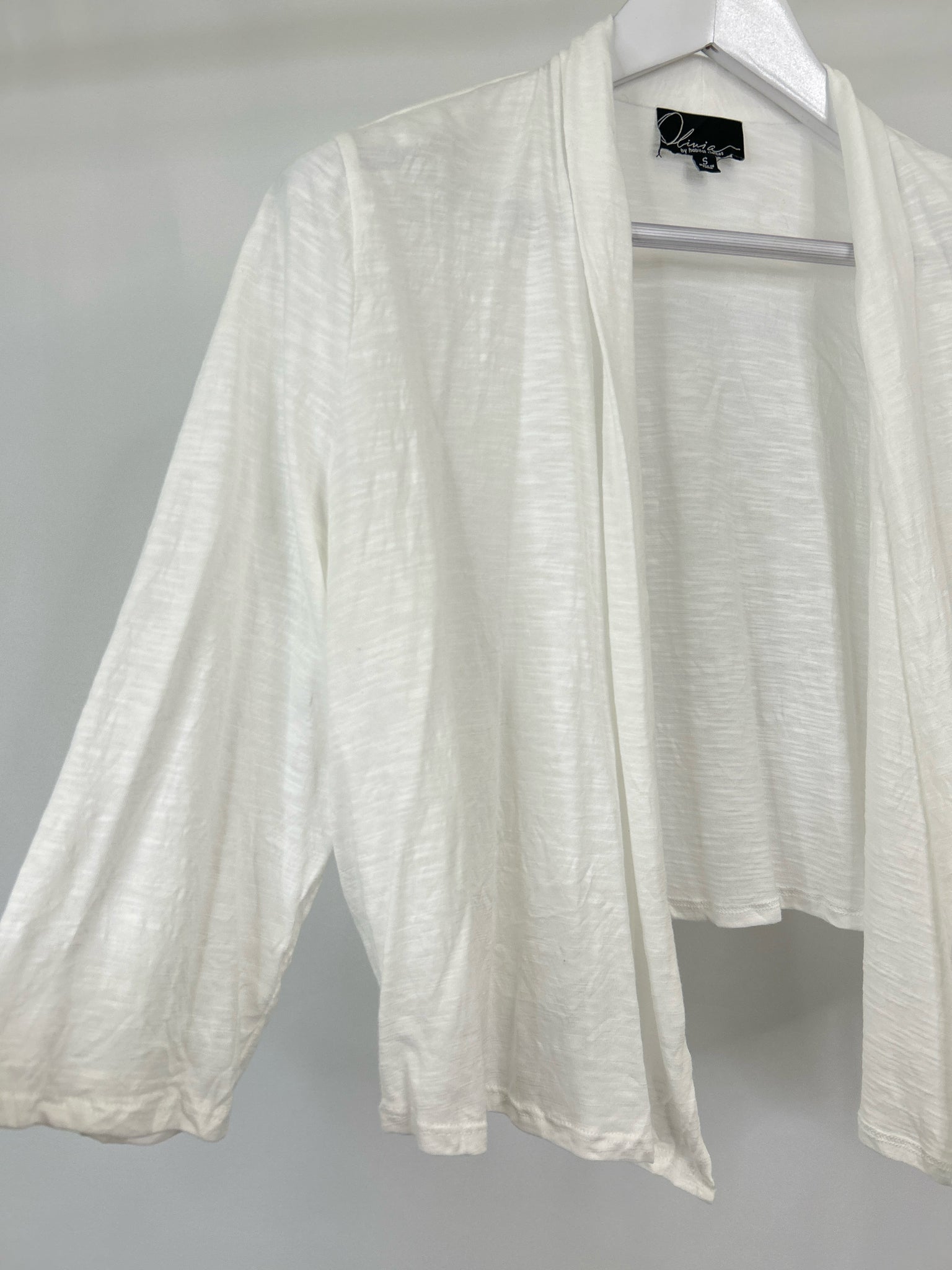 OLIVIA BY HABITAT CLOTHES Size S White Women Jacket