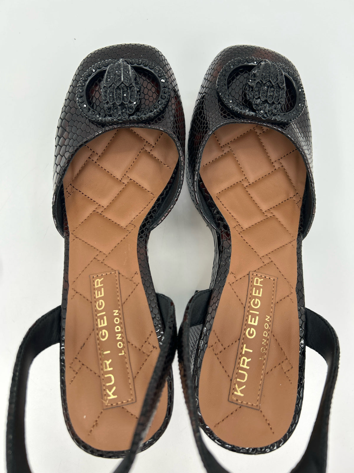 KURT GEIGER Size 41 Brown and Black Women Pumps