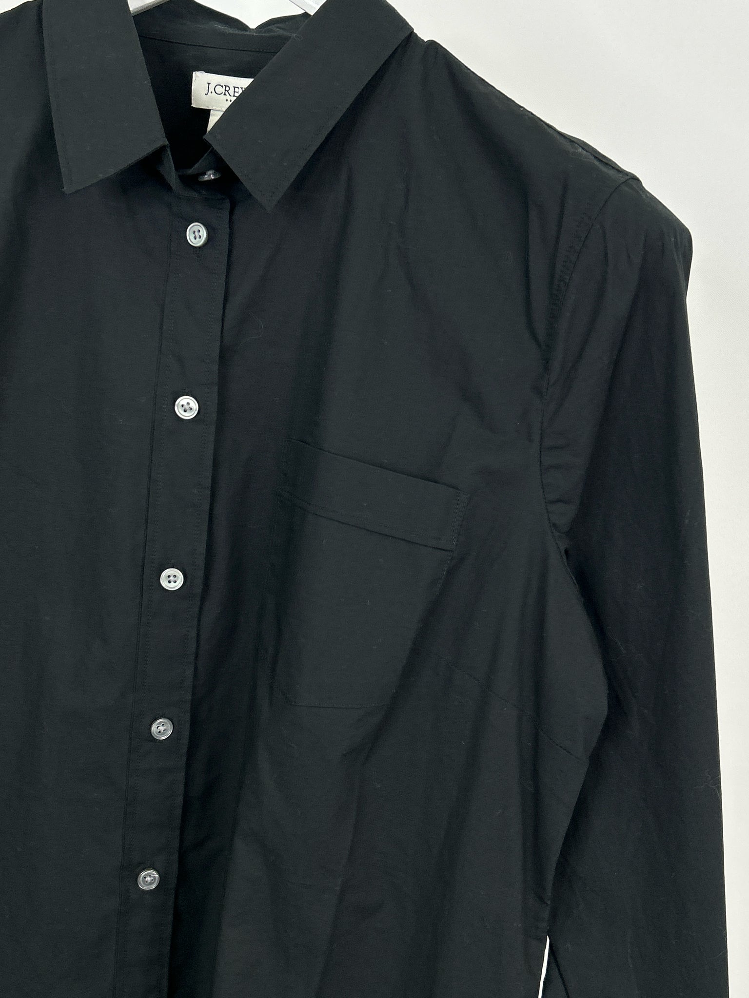 J. CREW NWT Size L Black Women Shirt