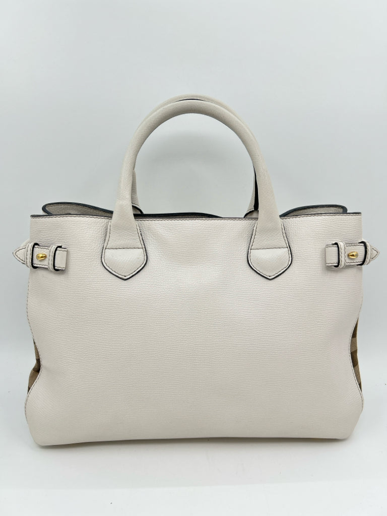 BURBERRY White Tote