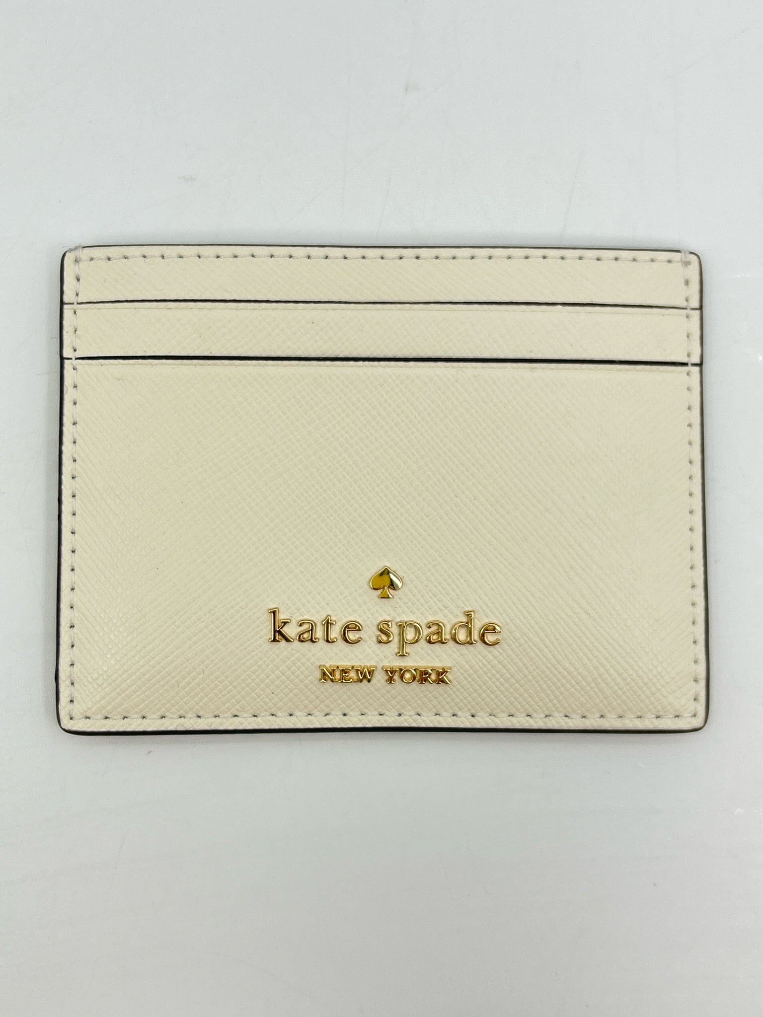 KATE SPADE Cream Card Holder
