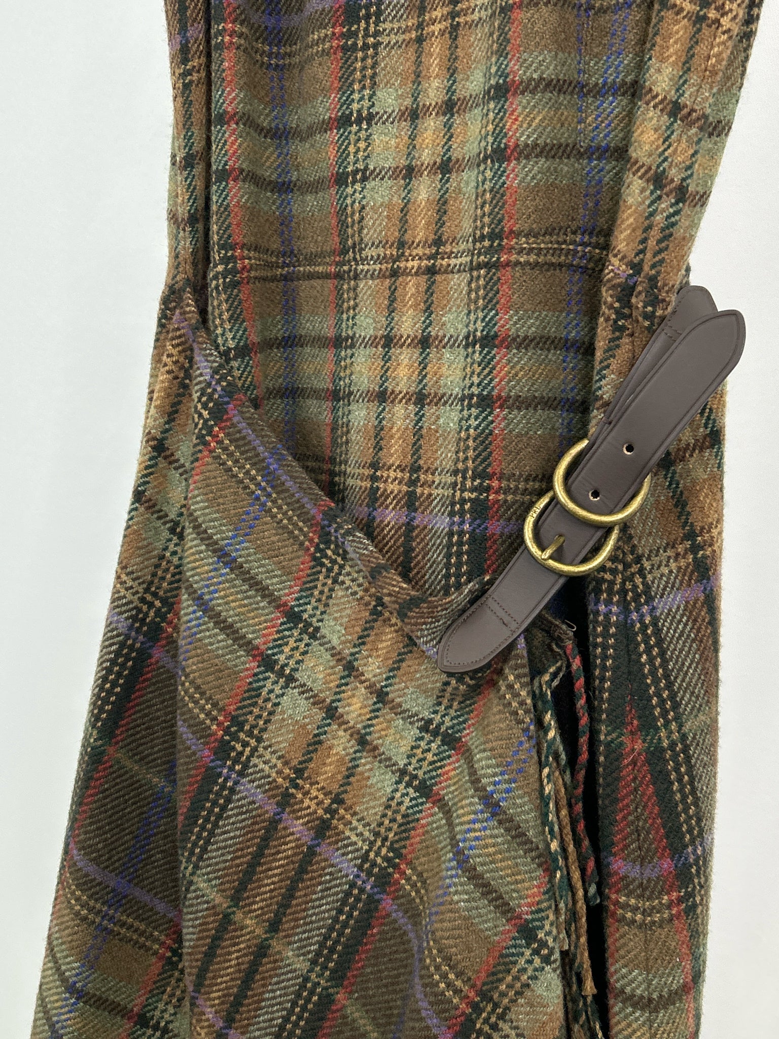 POLO Ralph Lauren Size 8 GREEN AND BROWN Women Dress