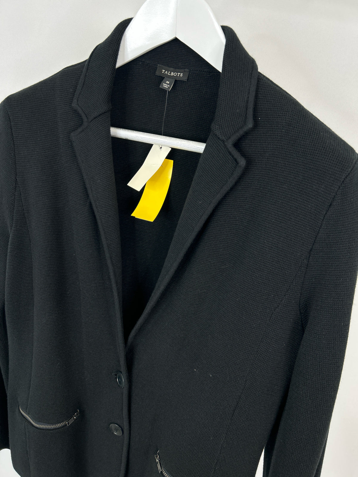 TALBOTS NWT Size M Black Women Jacket