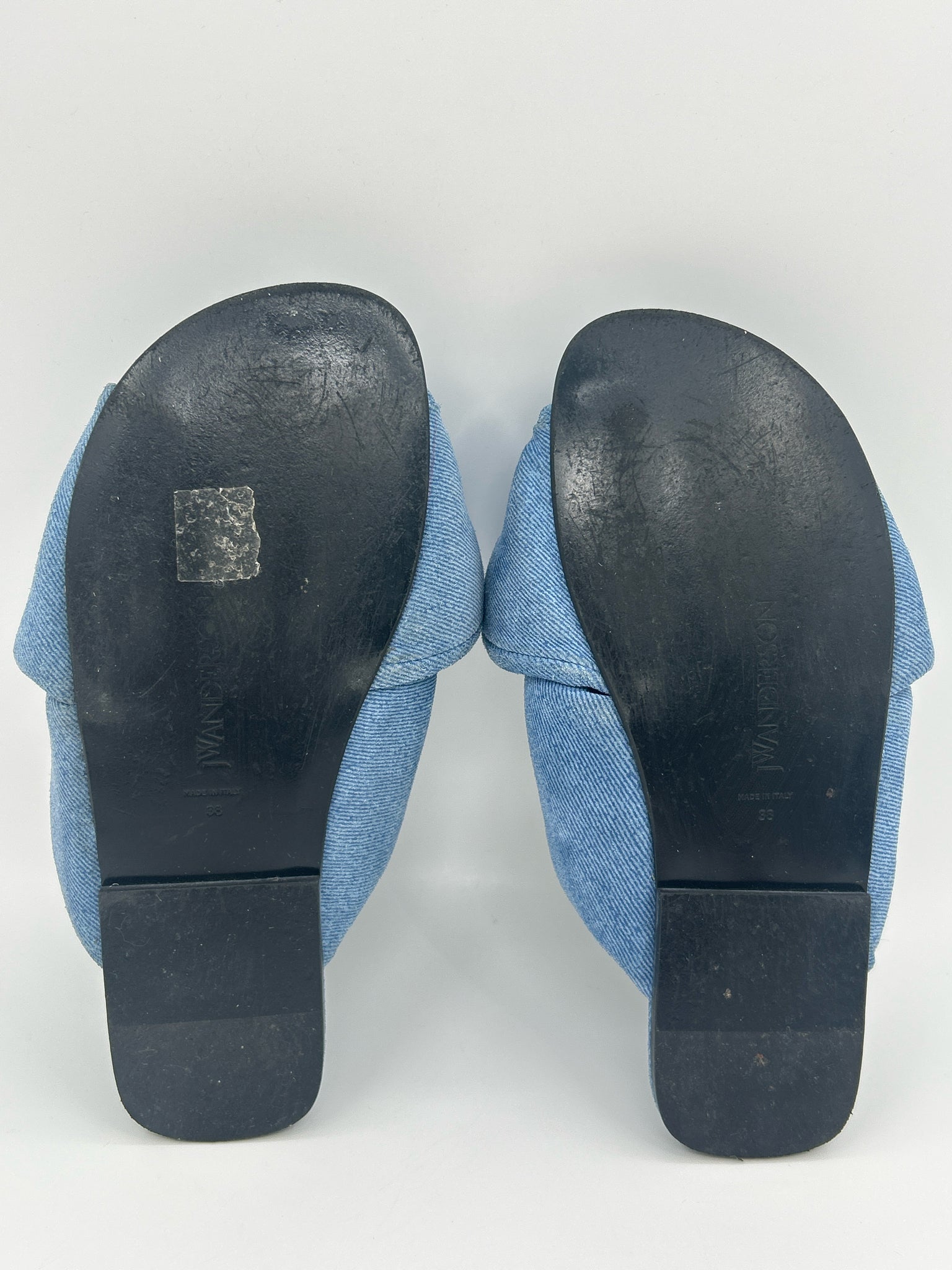 JW ANDERSON Size 38 BLUE DENIM Women Sandal
