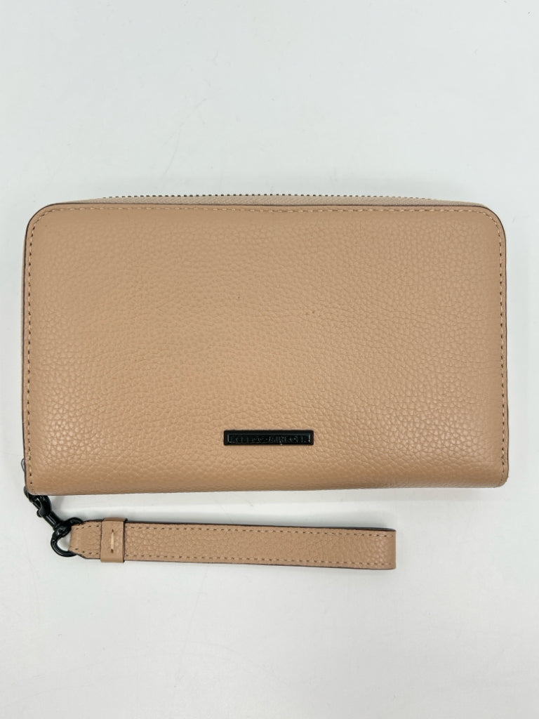 REBECCA MINKOFF Tan Wristlet