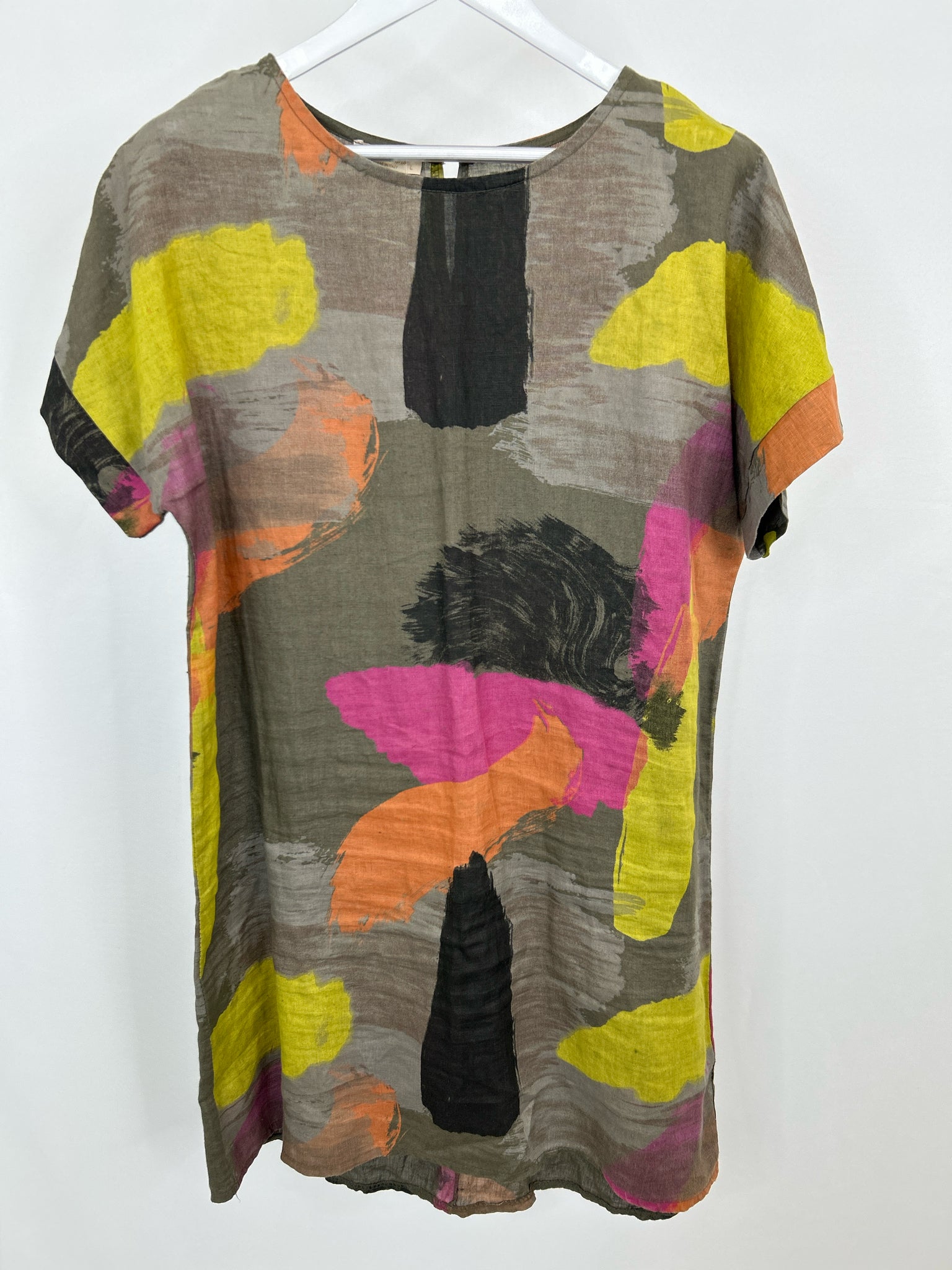 BELLAMBIA Size L Multi-Color Women Dress