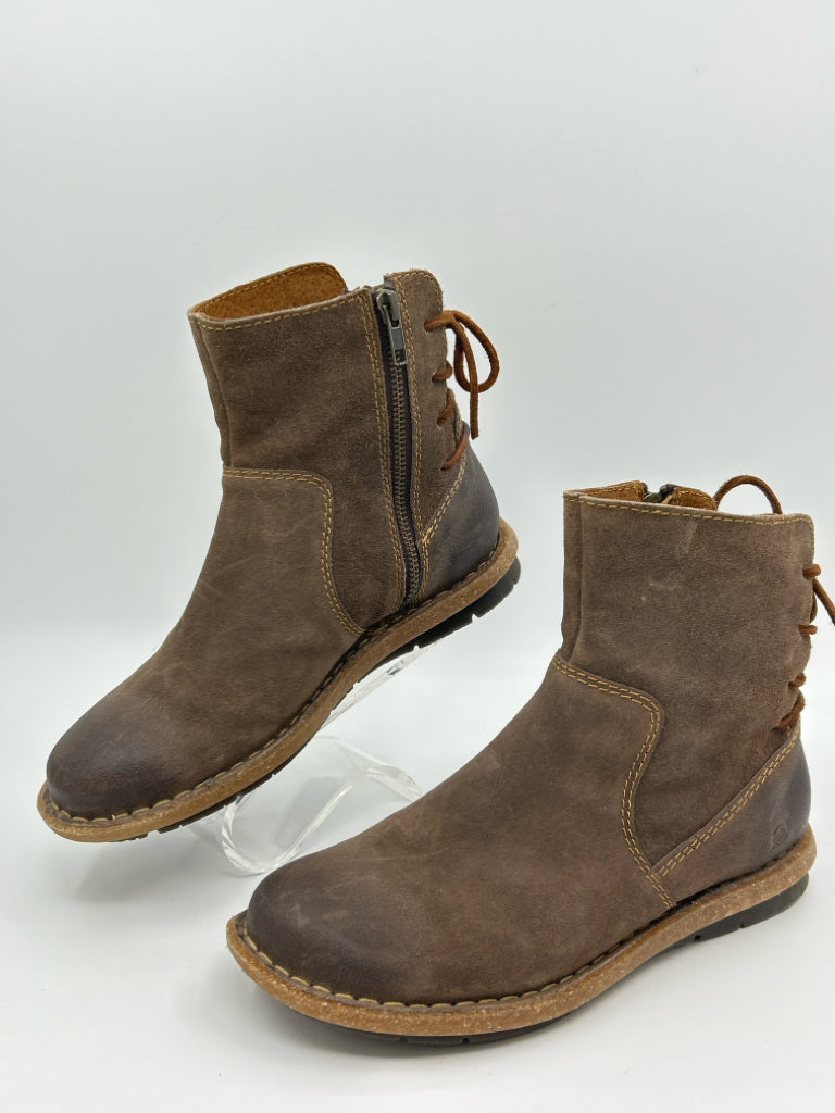 BORN Women Size 8 Brown Booties