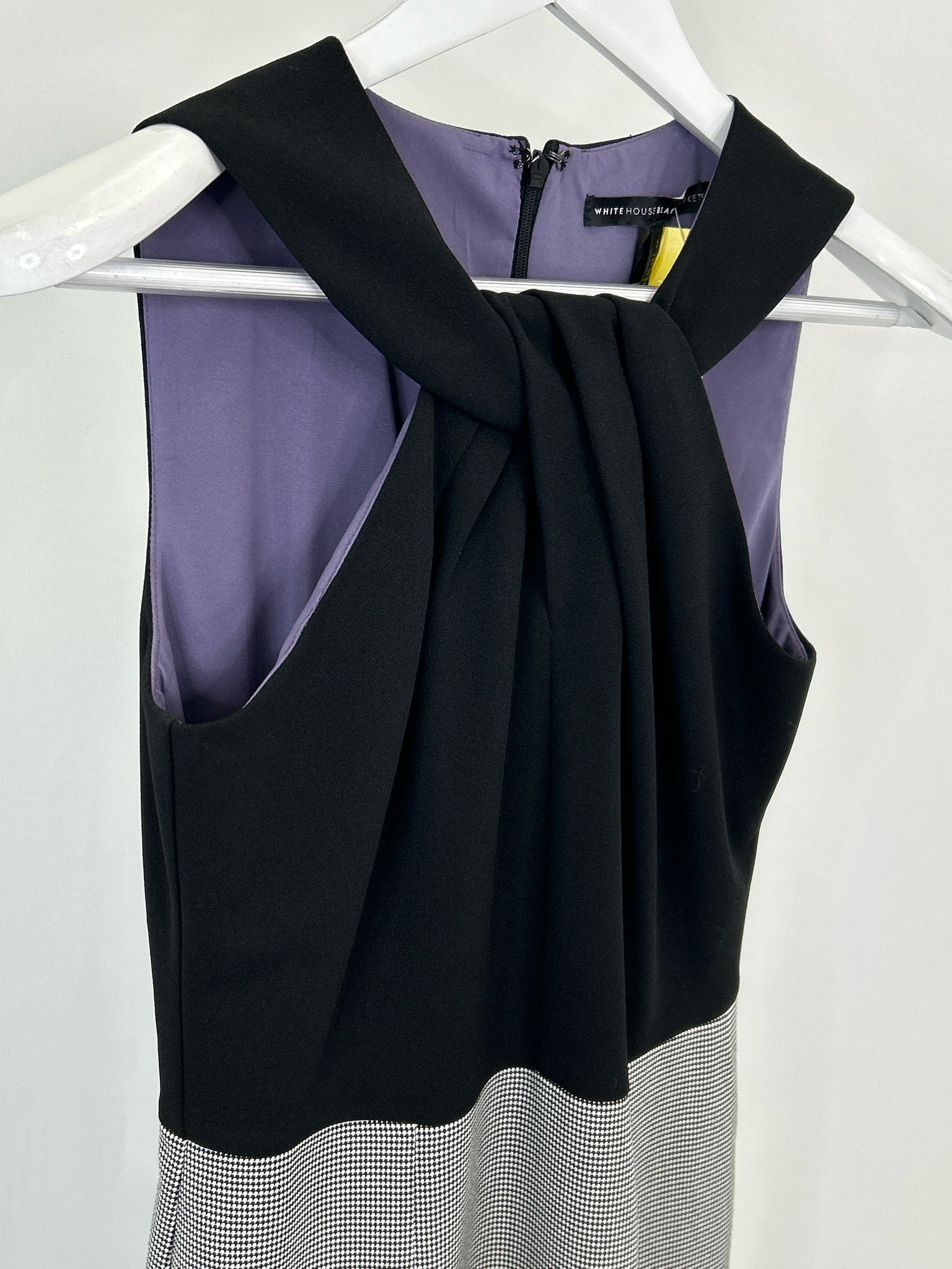 White House Black Market Size 2 Black and White Women Dress