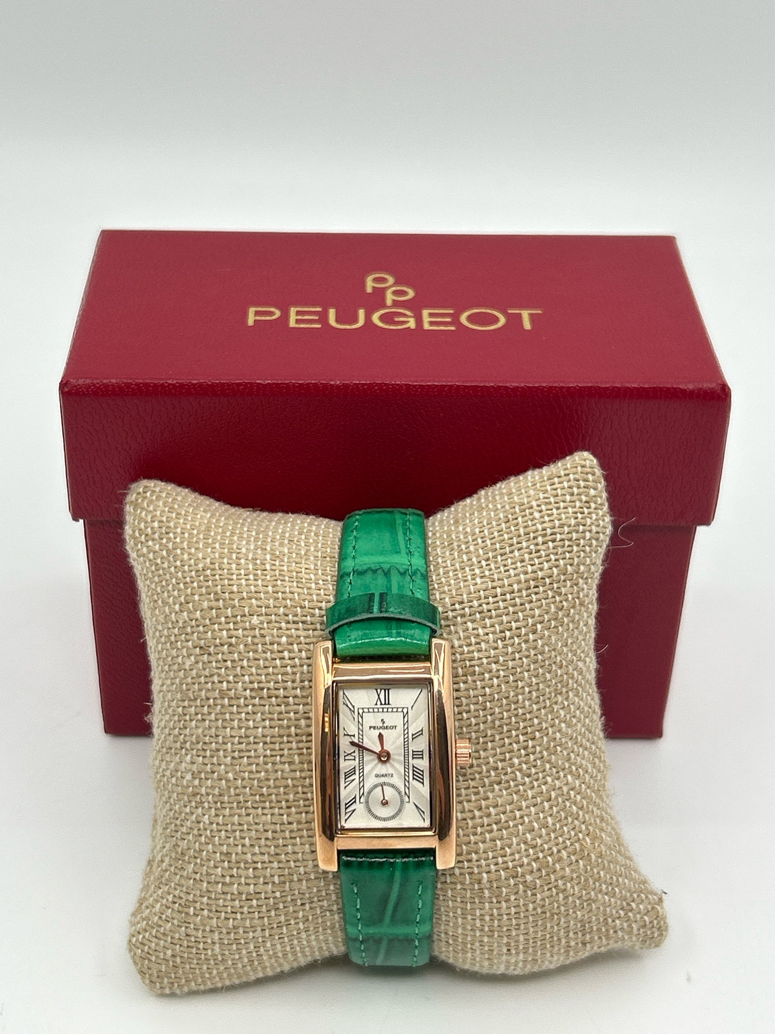PEUGEOT GOLD AND GREEN Watch