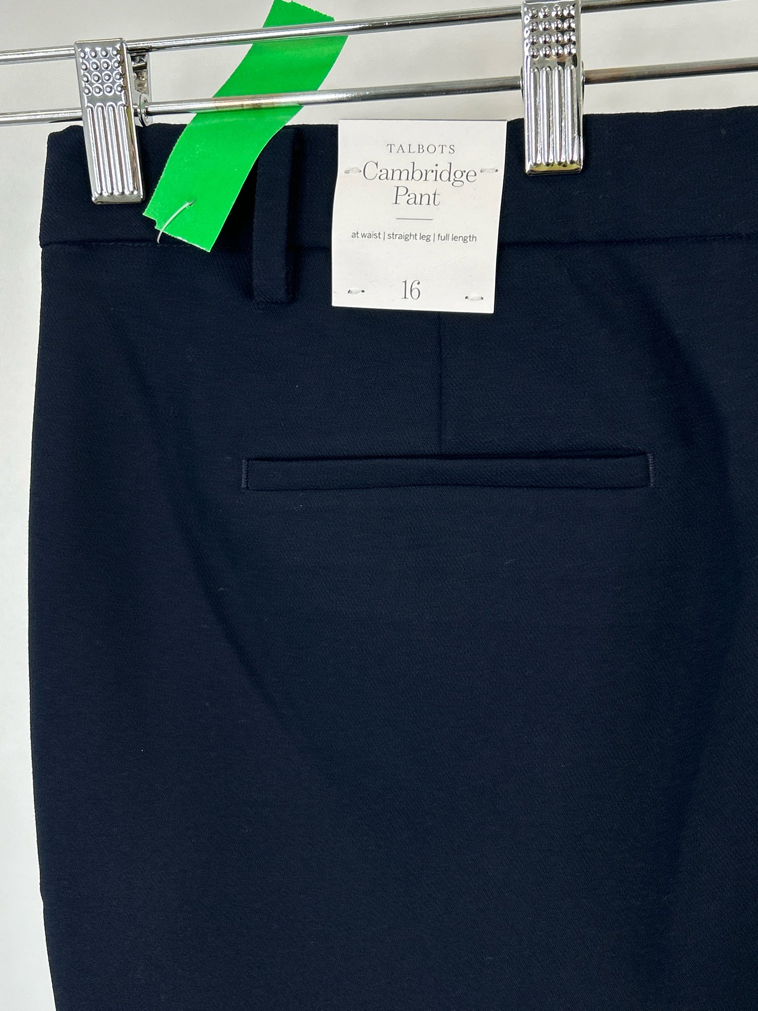 TALBOTS Size 14 Navy Women Pants