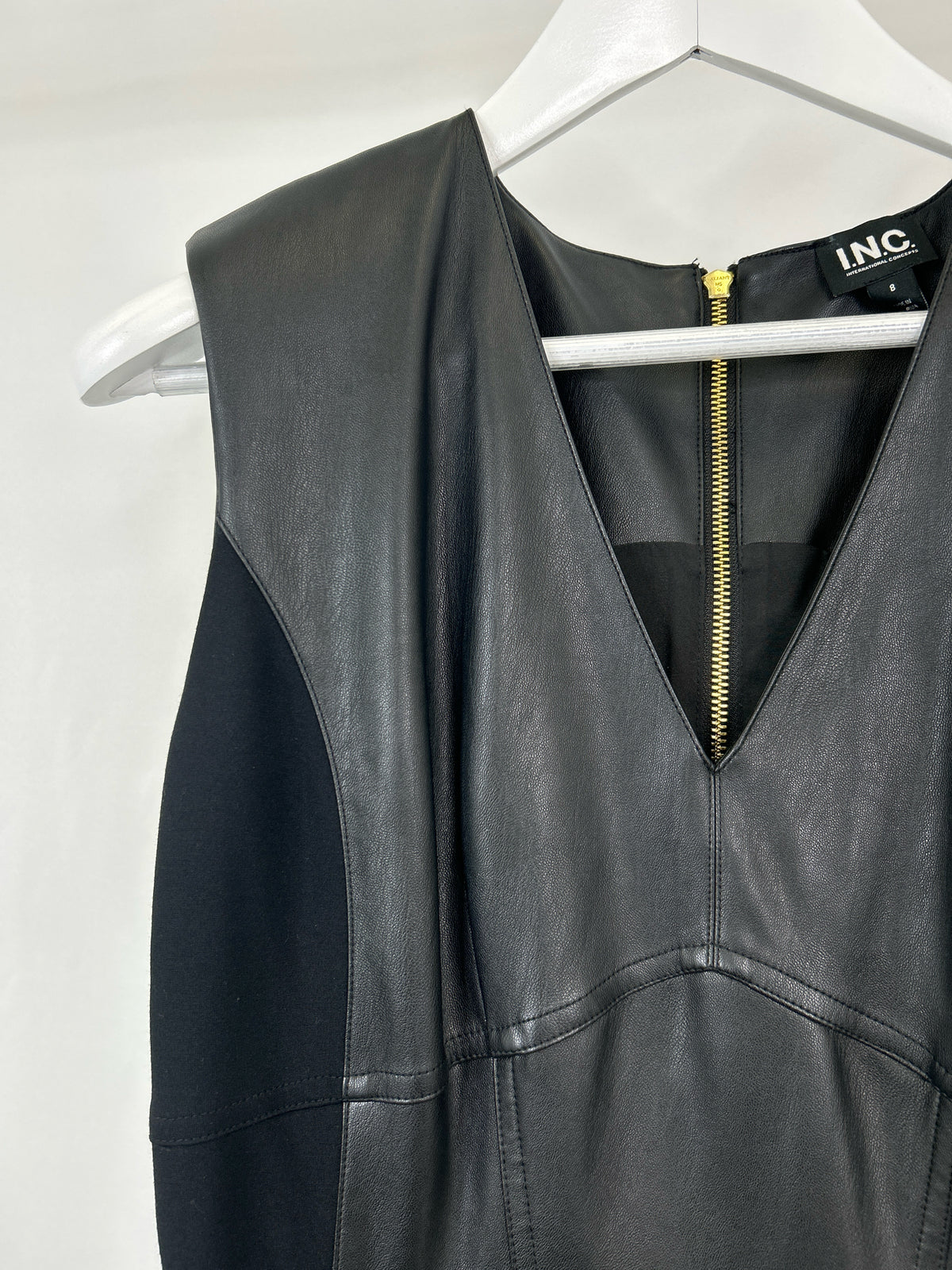 INC Size 8 Black Women Dress