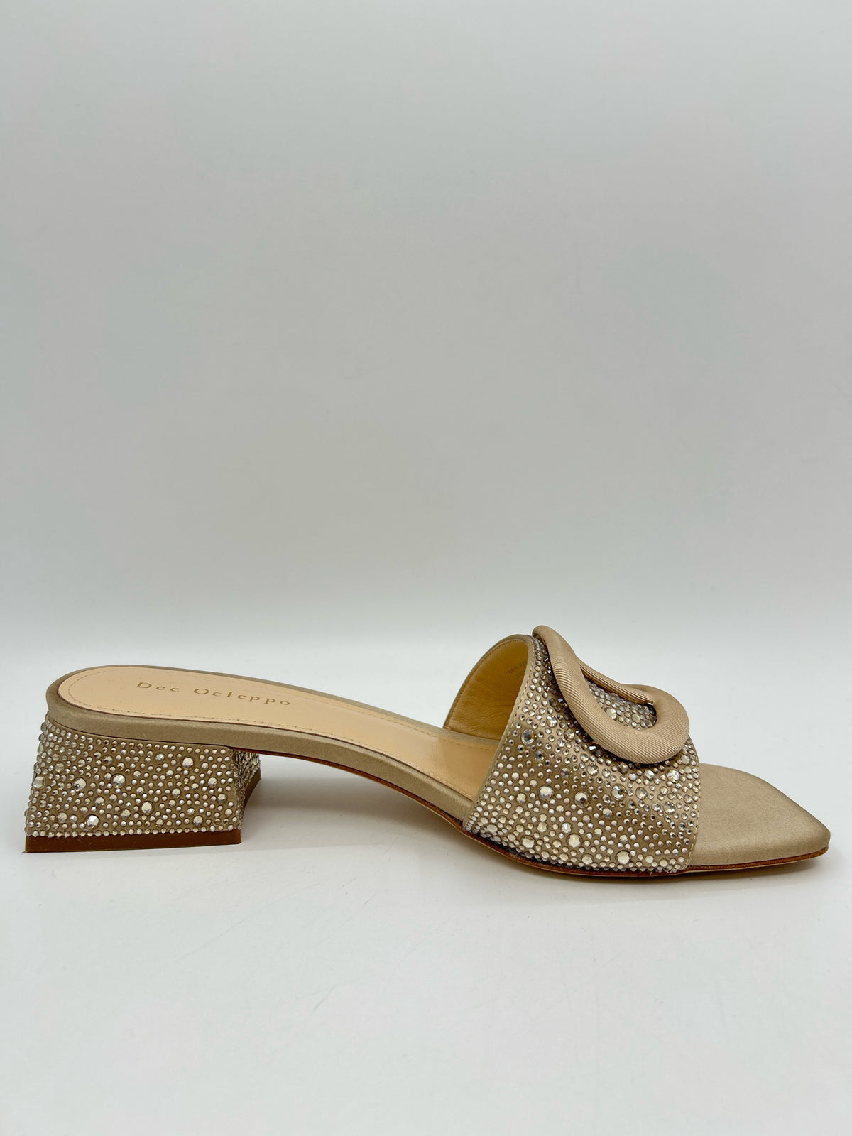 Dee Ocleppo Size 9.5 Champagne Women Sandal