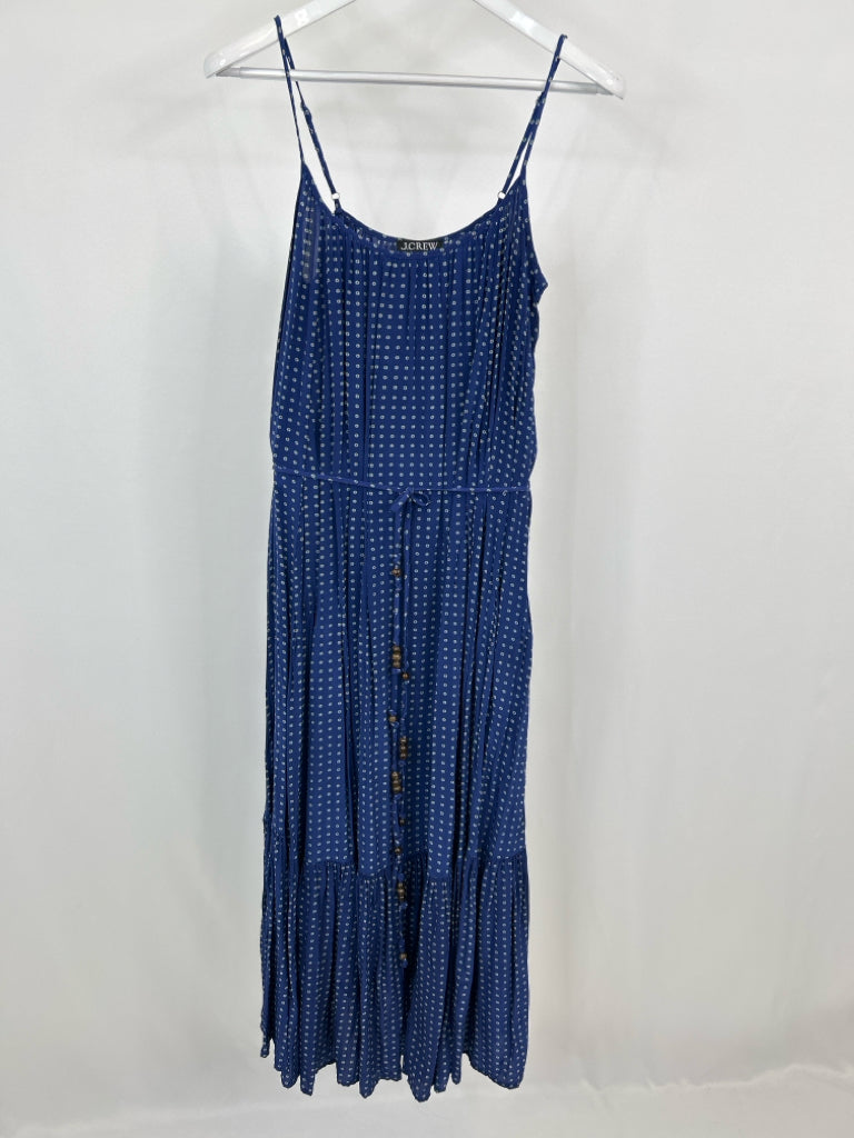 J. CREW Size S Blue Print Women's Dress