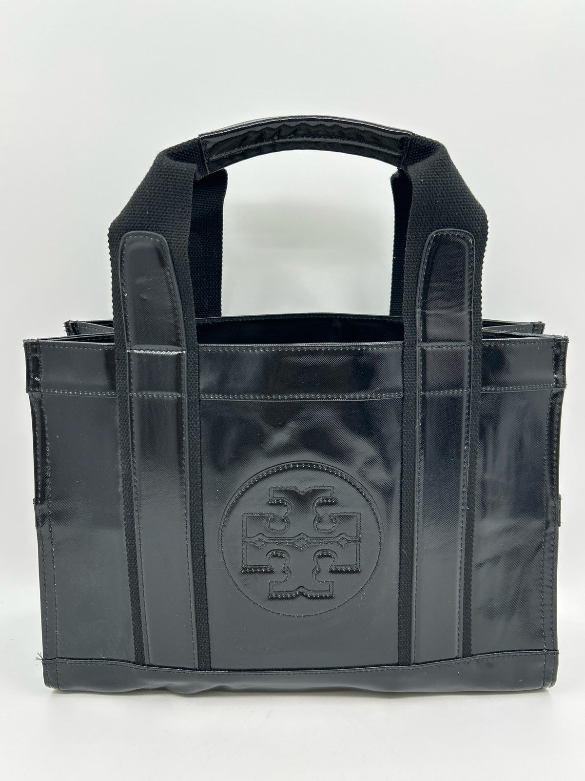 TORY BURCH Black Patent Women Tote